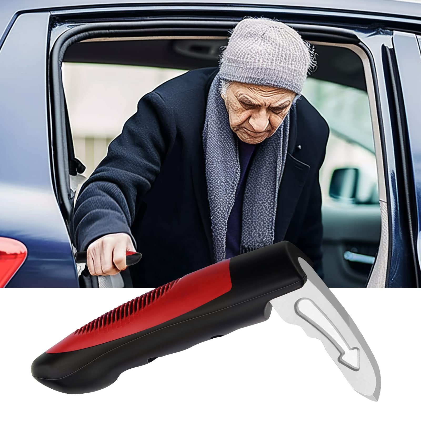 Moskeson Car Door Handle For Elderly, Assist Handle For Automotive Support Handle Multifunctional Car Handle Assist, Handicapped