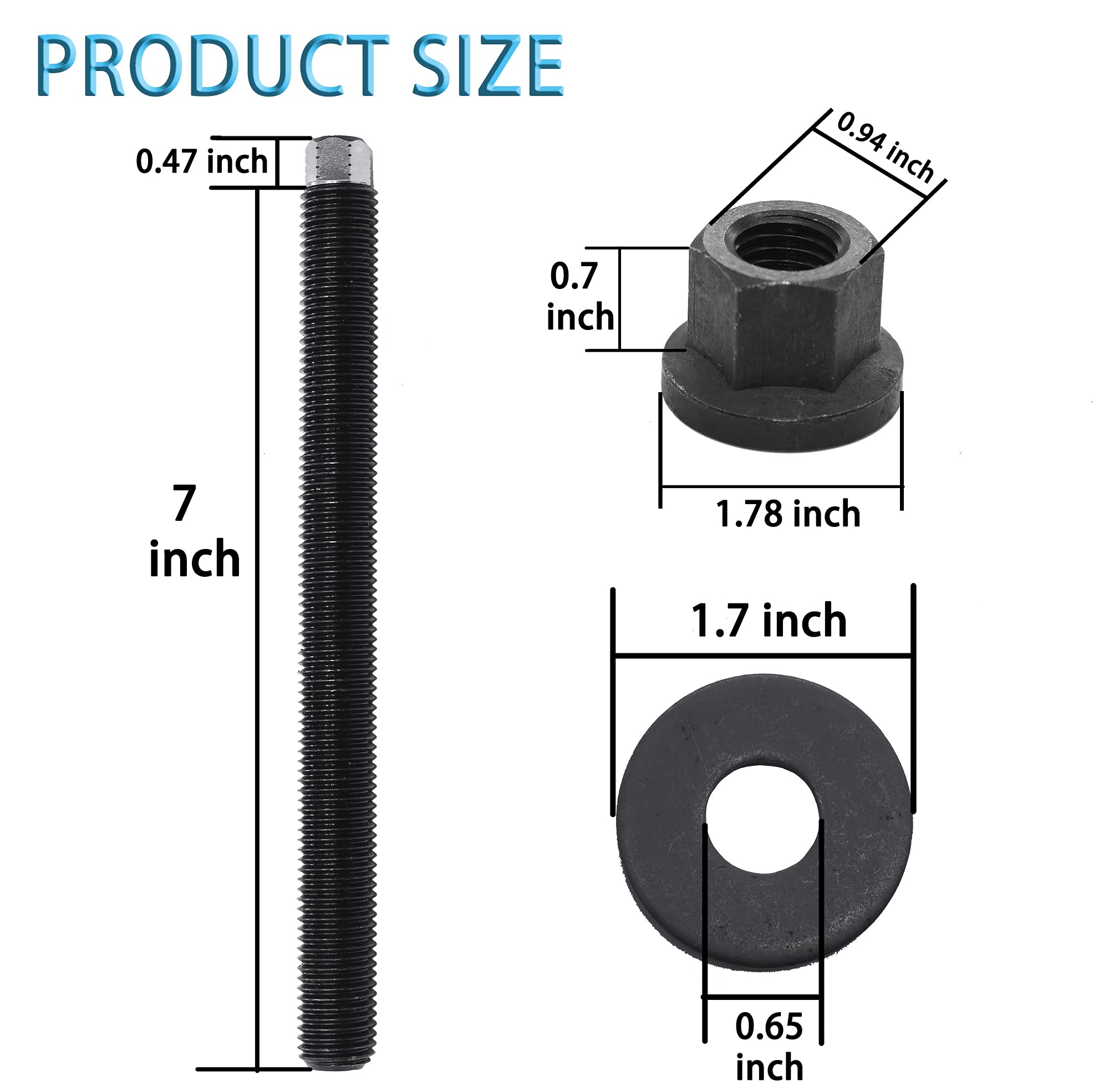 Seeboo Ls1 Harmonic Balancer Installation Tool Crank Pulley Install Tool 551141 Compatible With Gm 1997-Up V8 Ls/Ls1 Ls2 Ls3 Ls4 Lsx Lsa Ls6 Lq4 Lq9 With Wrench Flats