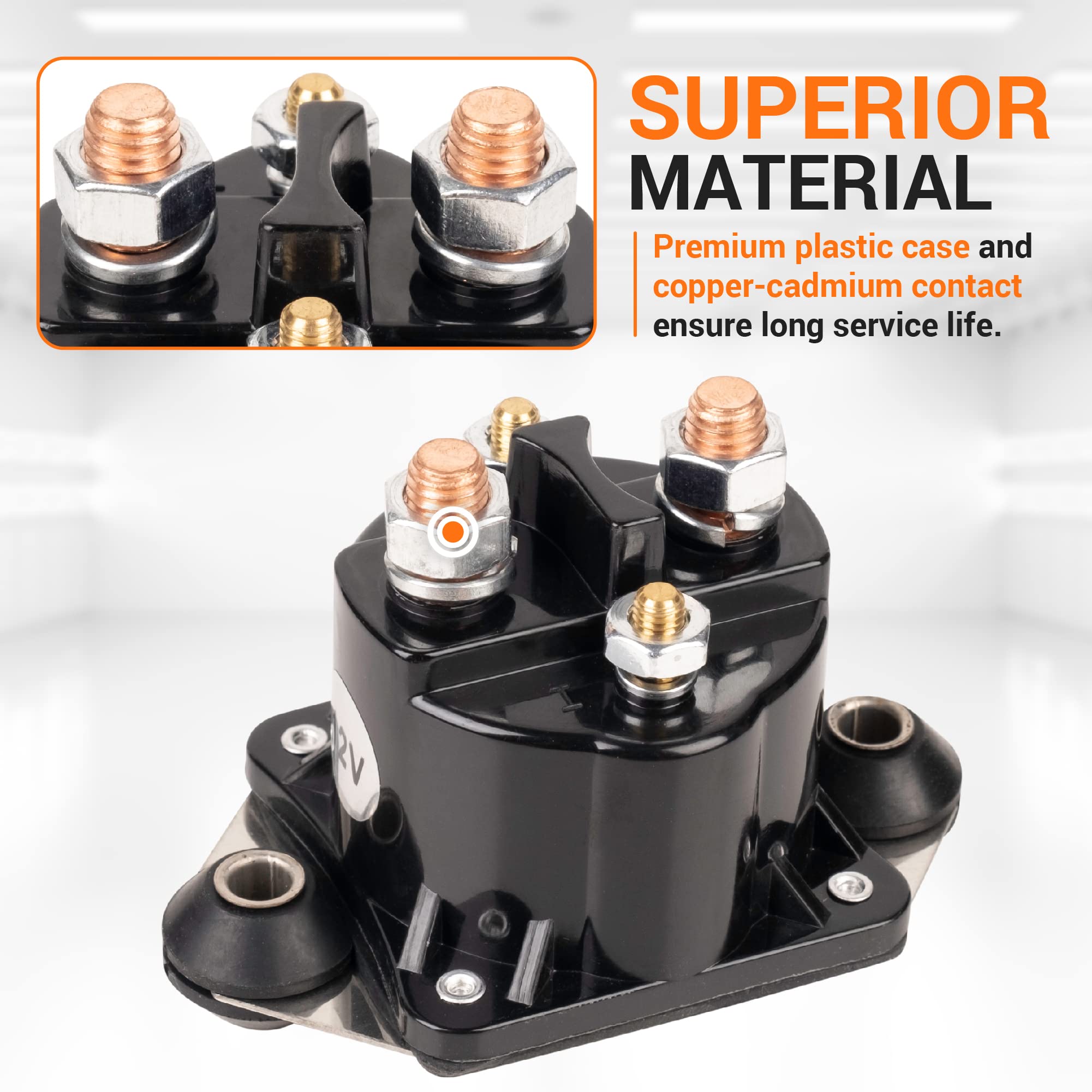 Bluestars (Updated) 12V Starter Solenoid Relay 89-817109A3 89-817109A2 89-817109A1 - Compatible With Mercury Marine Outboard 40 50 75 90 120 V135 V225 V250 V150 V175 V200, Force Marine 40 50 75 90 120