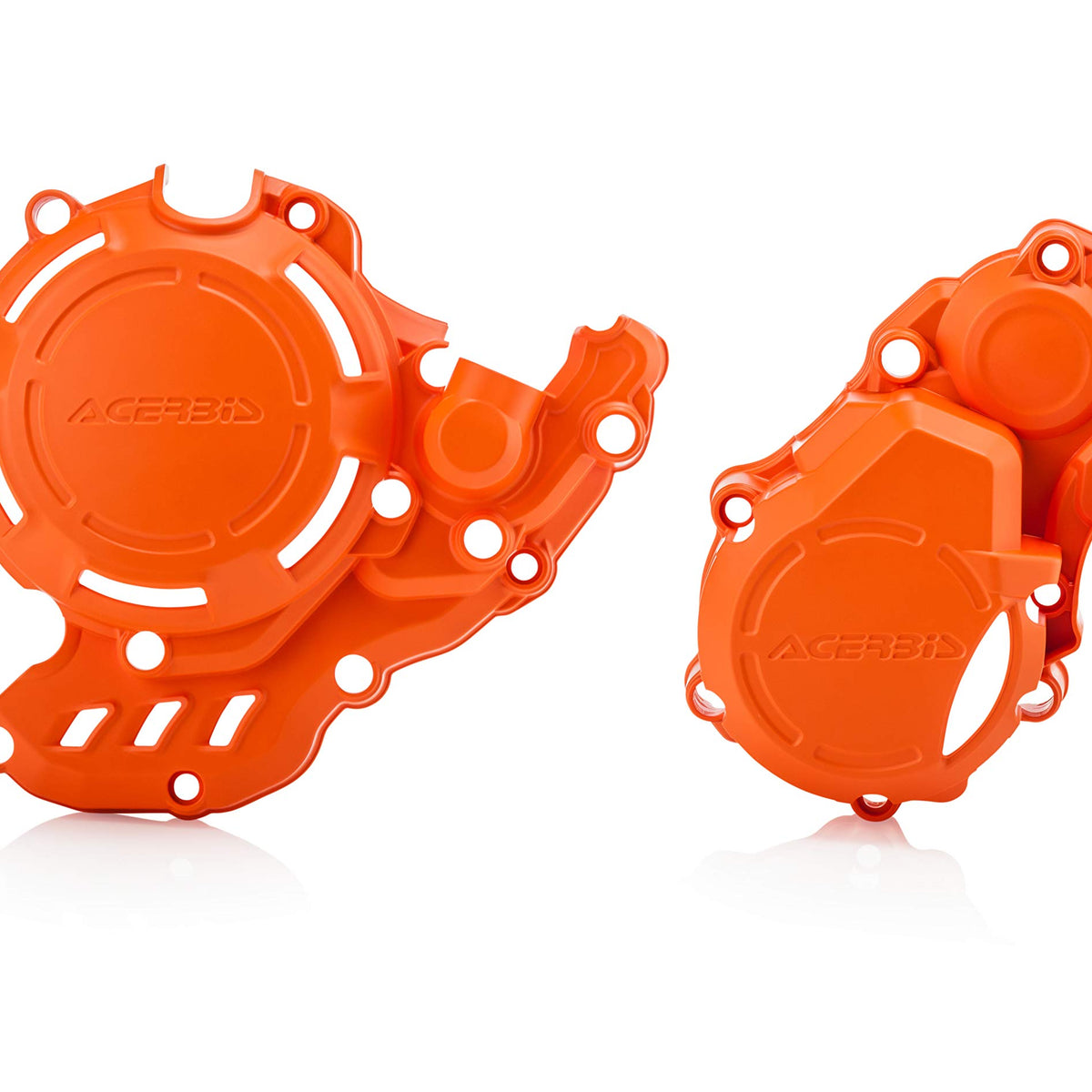 Acerbis X-Power Engine Cover Kit (16 Orange) For 17-23 Ktm 350Excf
