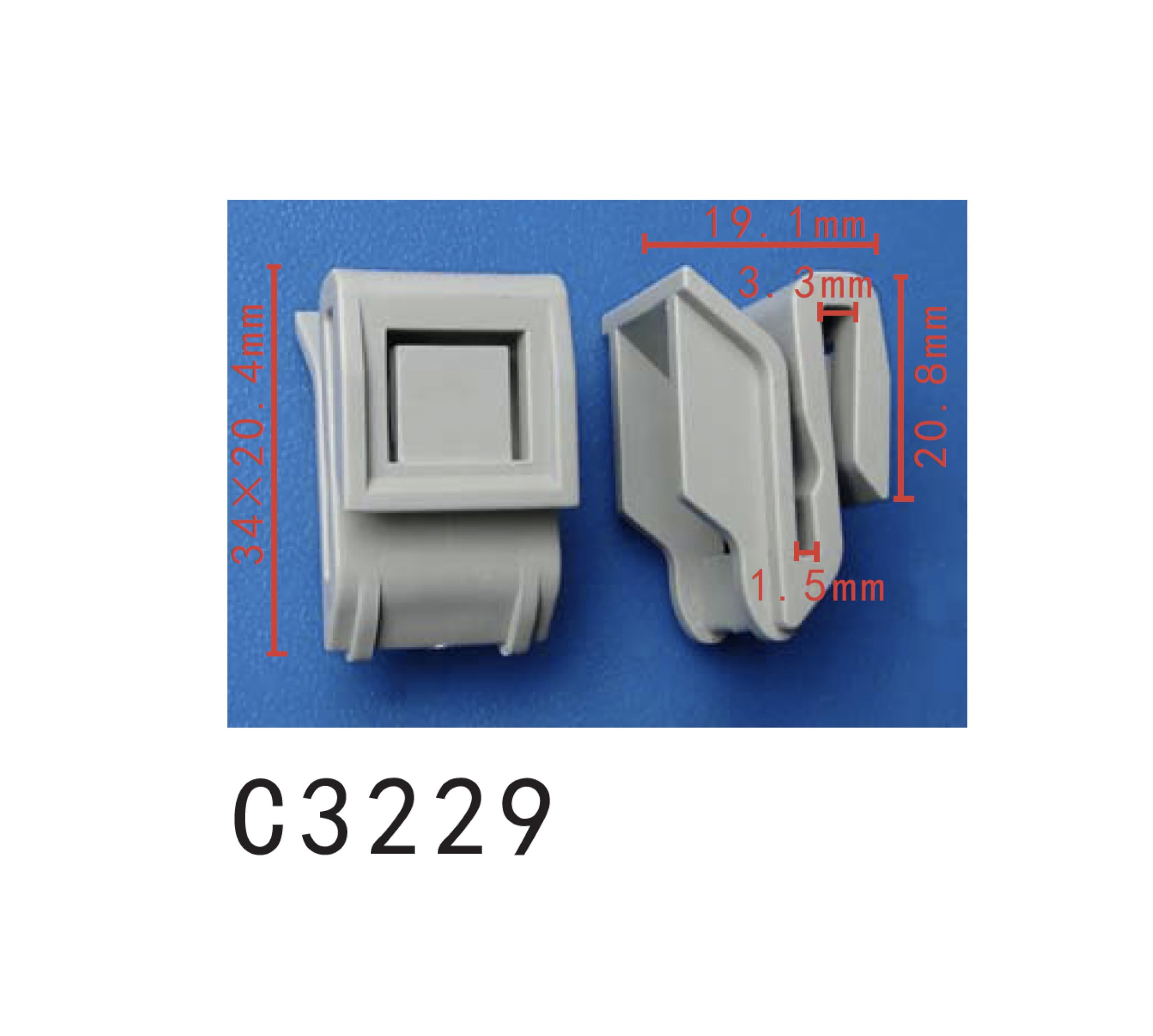 Autobahn88 Retainer Clip For Rear Bumper, Compatible With Nissan 2018 Rogue Sport (Oem: 85284Jd00A) (Pack Of 20)