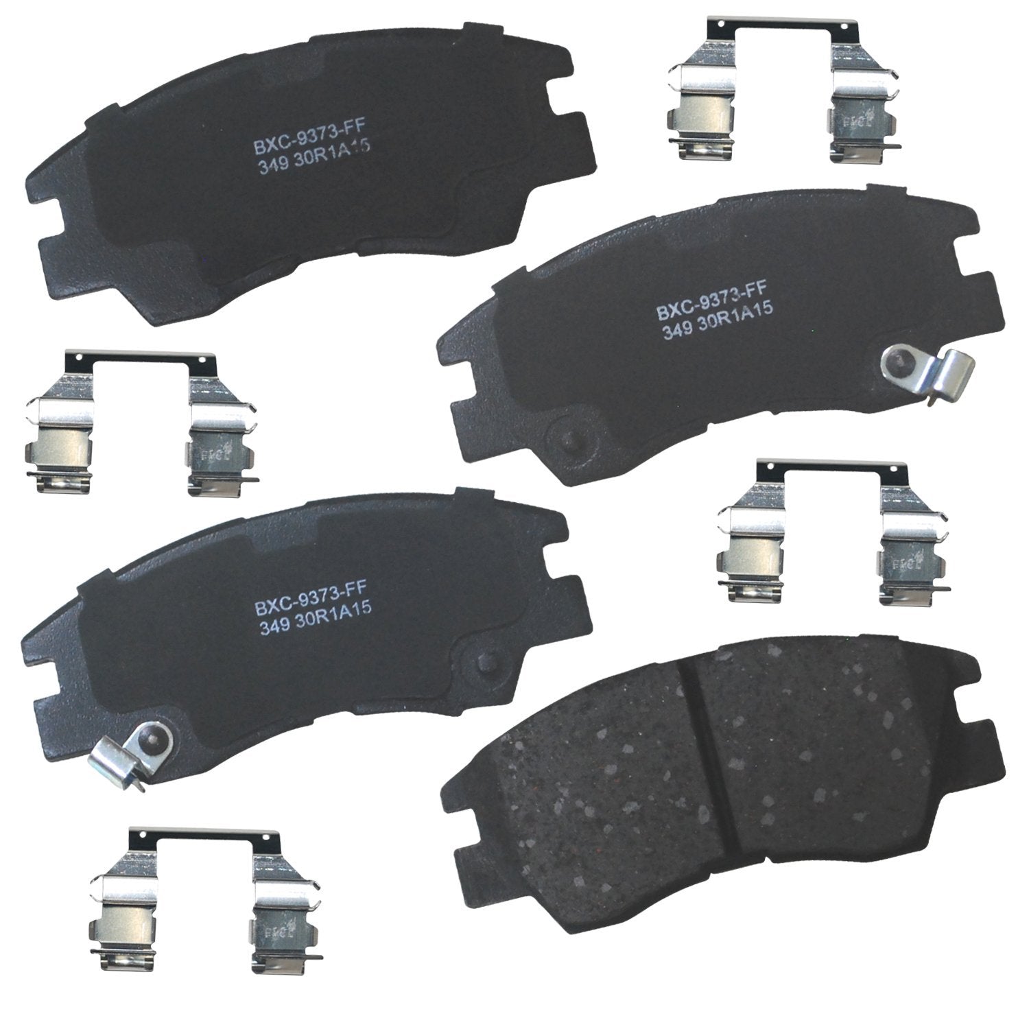 Bendix Premium Sbc349 Ceramic Front Brake Pads For Dodge Raider 1989-1988, Ram 50 1993-1987, Van 1000 2009-2008, Mitsubishi Migh