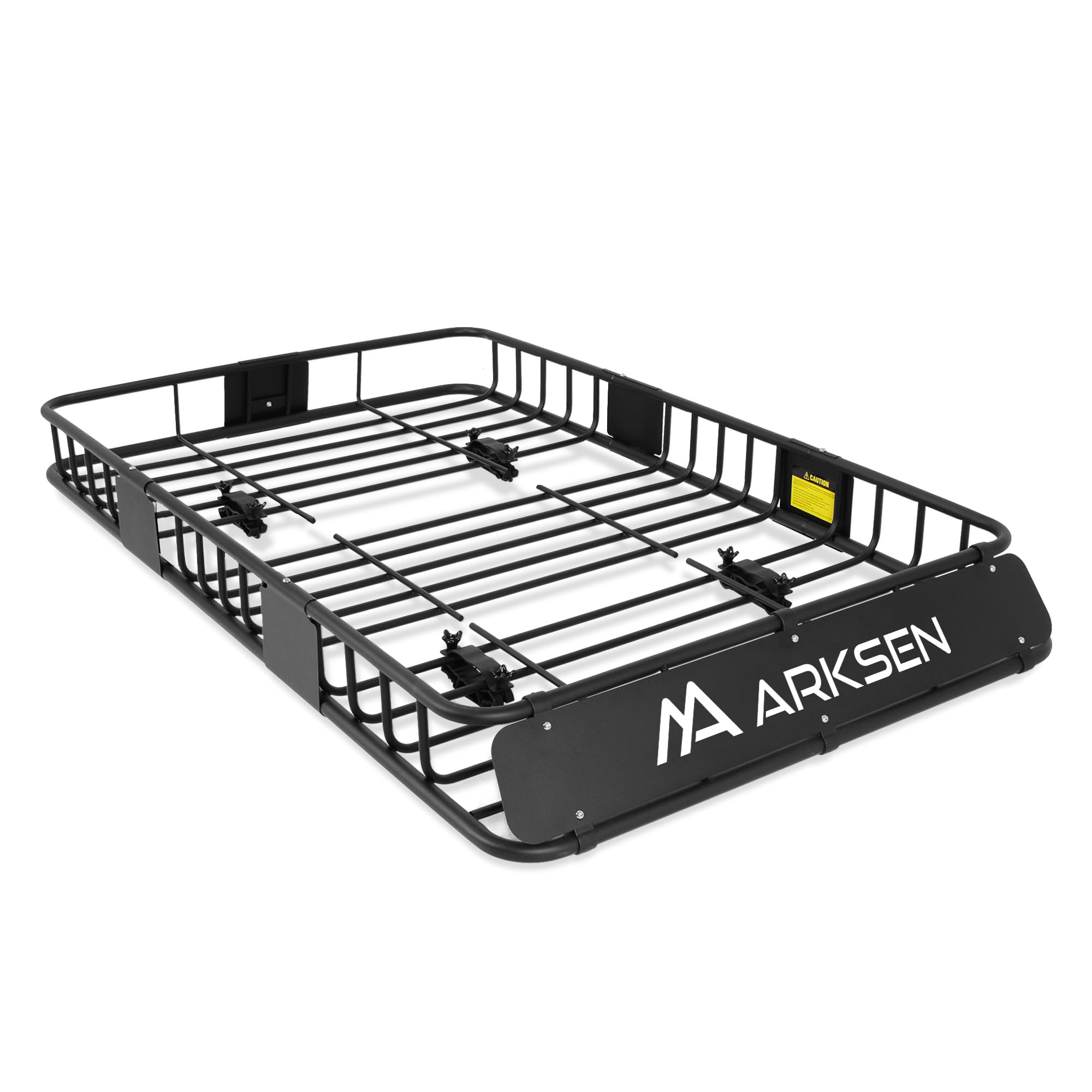 Arksen 64 X 39 Inch Universal 150Lb Heavy Duty Roof Rack Cargo With Extension Car Top Luggage Holder Carrier Basket For Suv, Tru