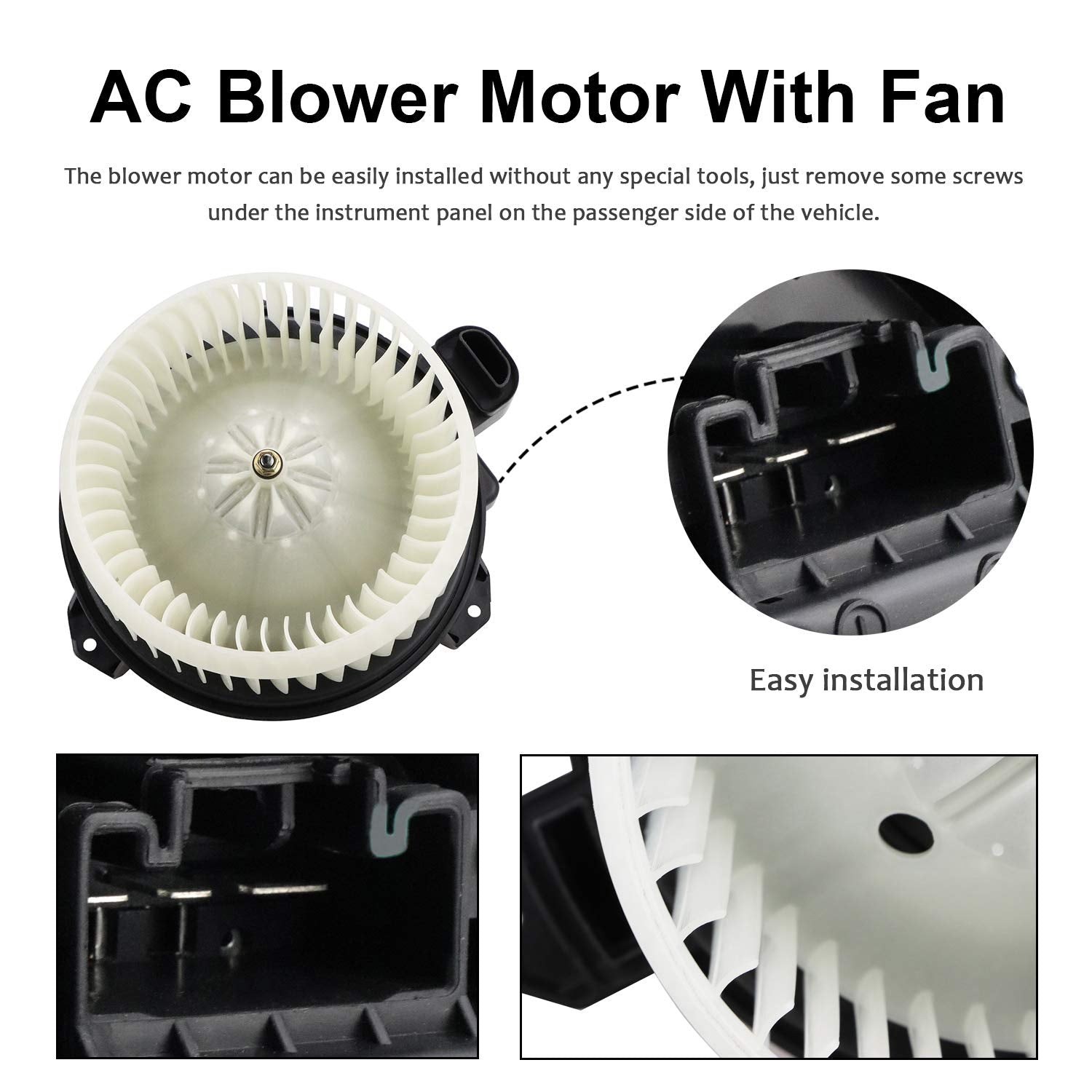 Youxmoto 700215 Hvac Blower Motor W/Fan Cage Fit For Camry 2007-2017, 2014-2018 Dodge Journey, 2007-2018 Lexus Es350, 2010-2018