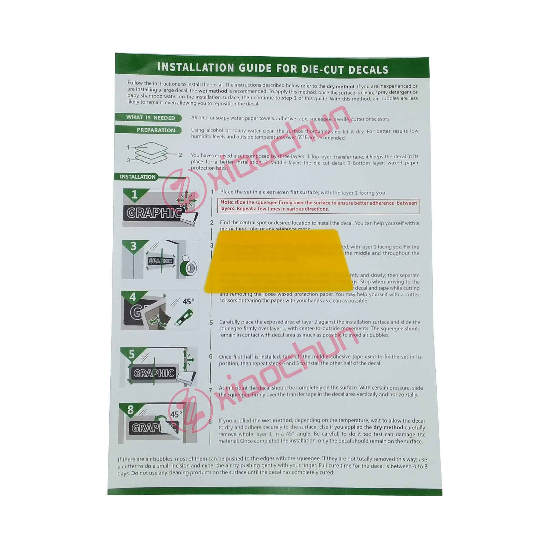 Zxiaochun Rear Middle Window American Flag Decal For Ford F150 F250 F350 2004-2011 2012 2013 2014 Back Center Sliding Window Gla