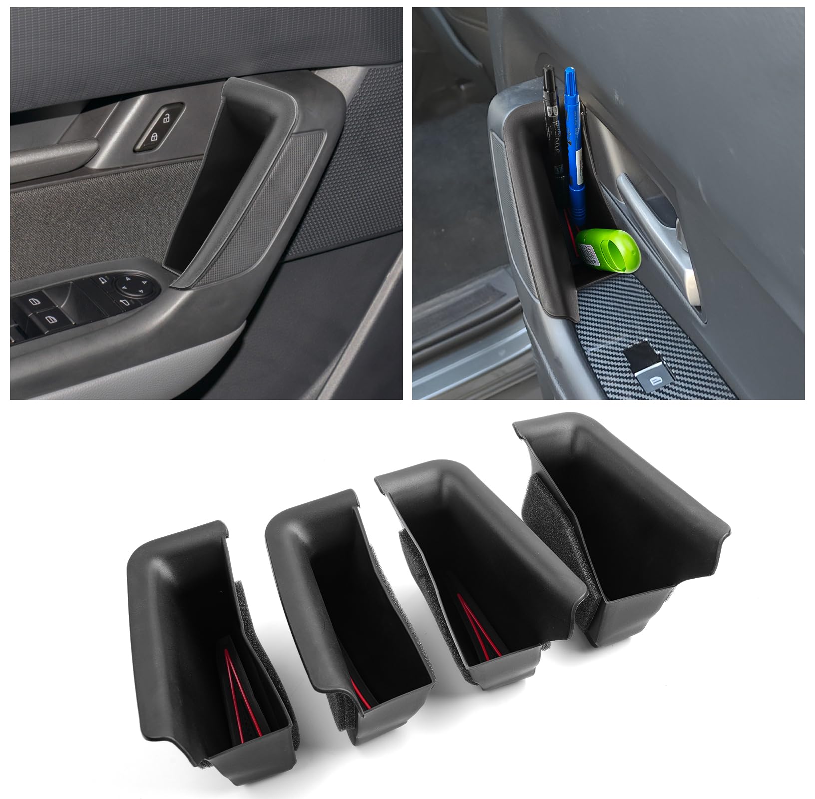 CDEFG 2023 2024 2025 CX-50 Center Console Side Storage Box Handle Pocket Trash Container for 2023 2024 2025 Mazda CX-50 Console 