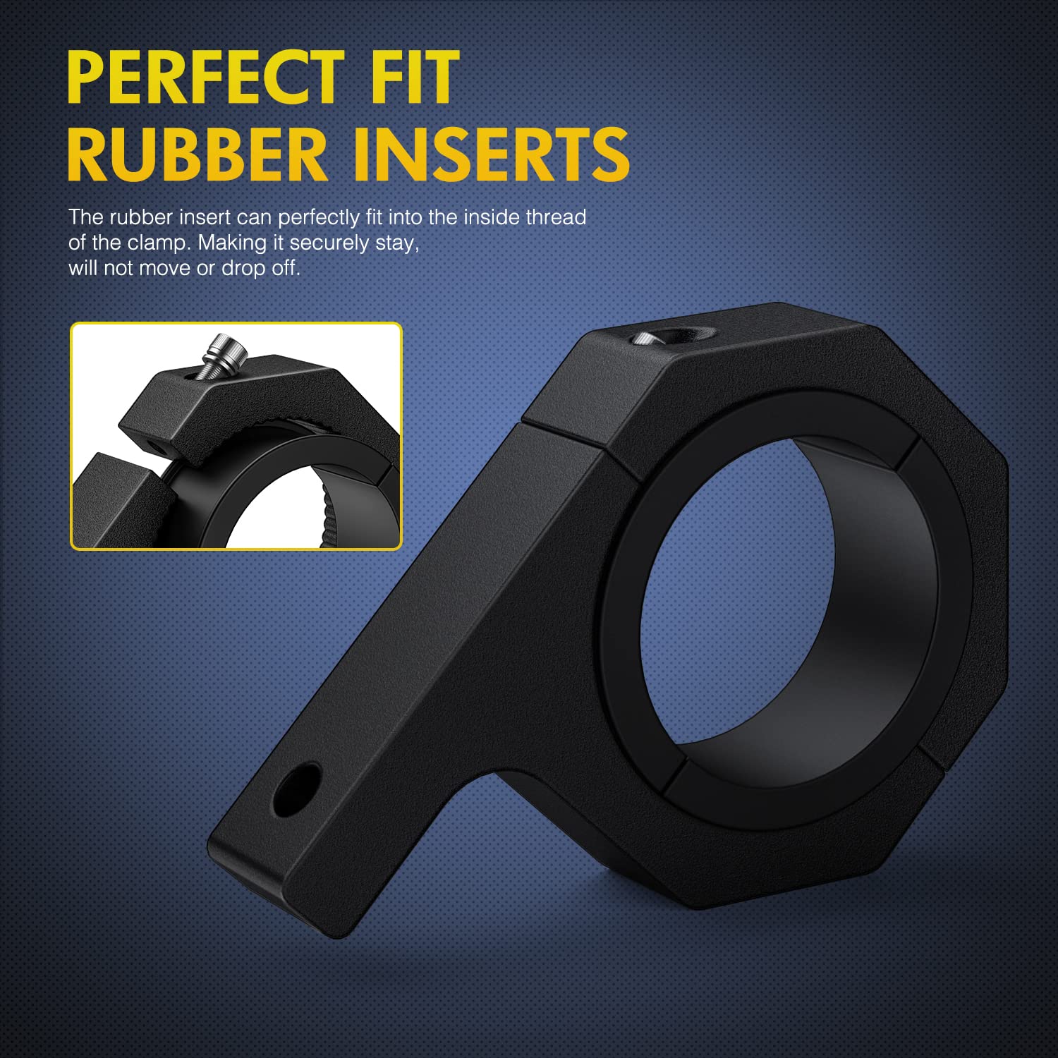 Nilight 2 Pack Mounting Bracket Kit Led Off Road Light 1 1.5 1.75 2 Inch Horizontal Bar Tube Clamp Holder For Bull Bar Roll Cage