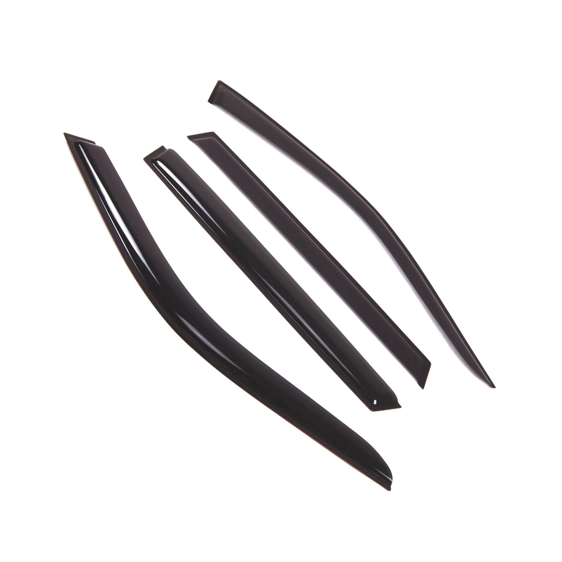 Tuningpros Outside Mount Window Vent Visors Rain Guards Compatible With Bmw X5 2007-2013 | Side Window Wind Deflectors Rain Shie