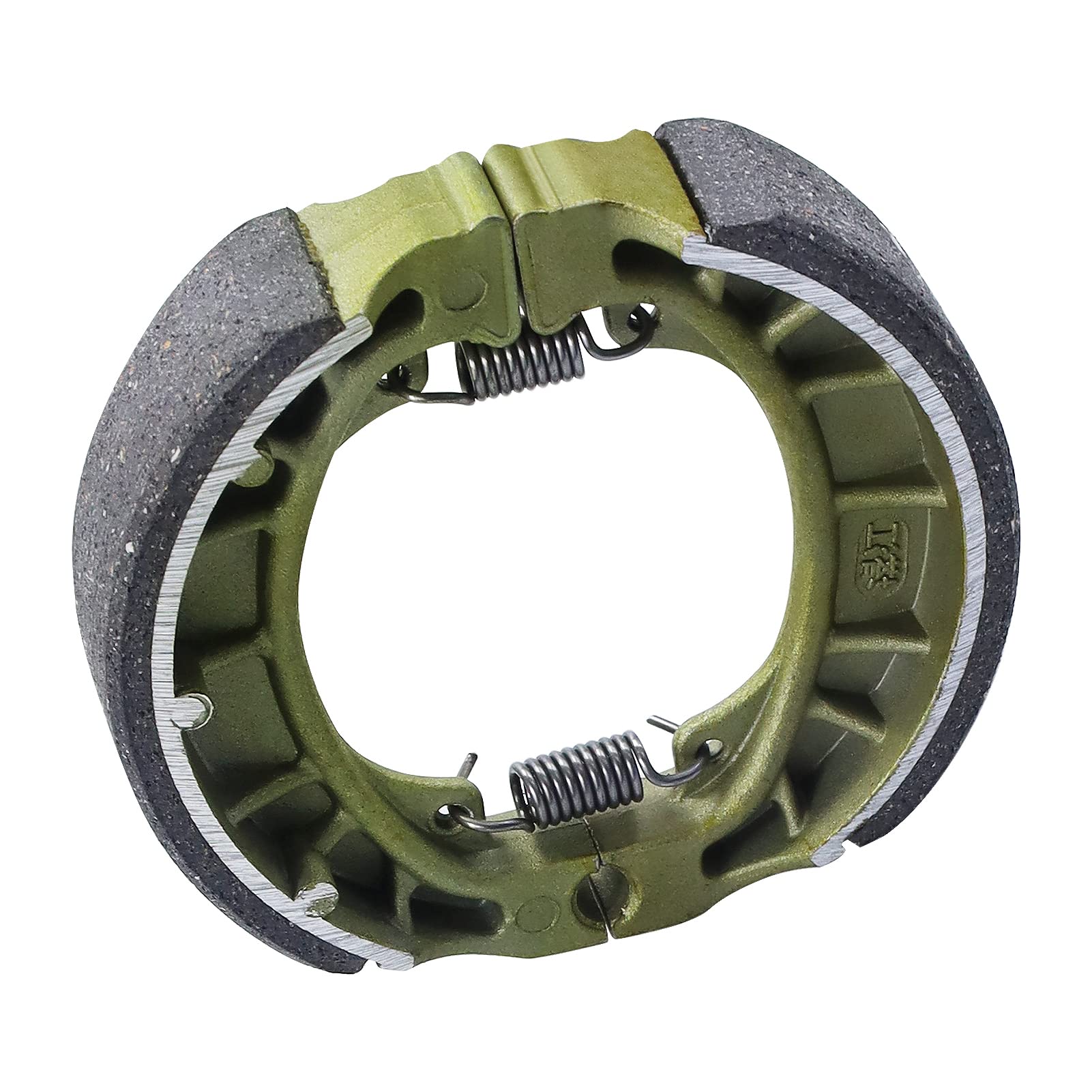 Bt200X Ct200U 105Mm Rnigs Drum Brake Shoes Pads For 6.5Hp 196Cc Baja Mb165 Mb200 Coleman Bt200X Ct200U Ct200U-Ex Massimo Motorsports Mini Bike Crf70 Taotao Gy6 49Cc 50Cc Scooter Moped Atv