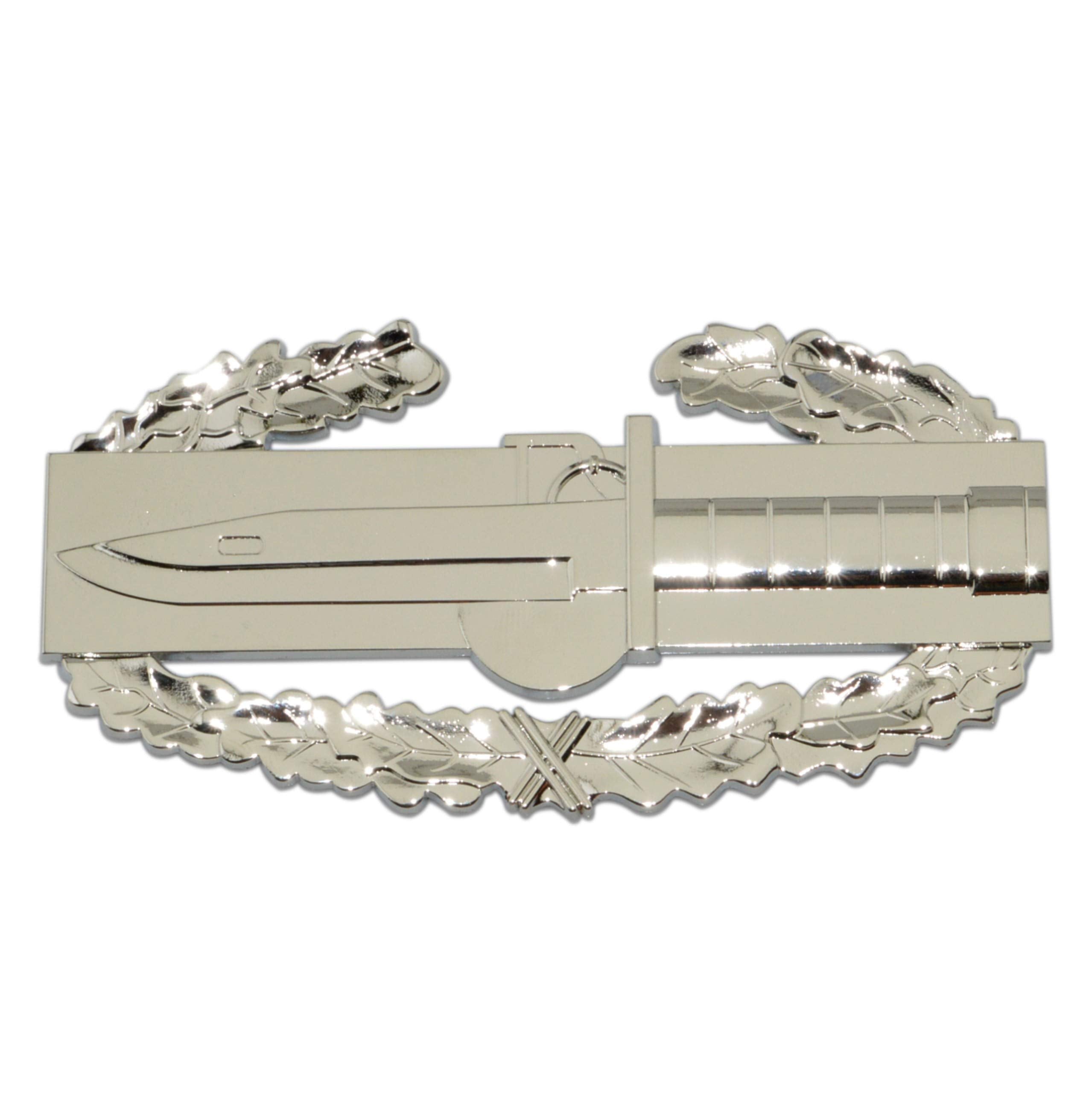 Army Combat Action Metal Decal Auto Emblem