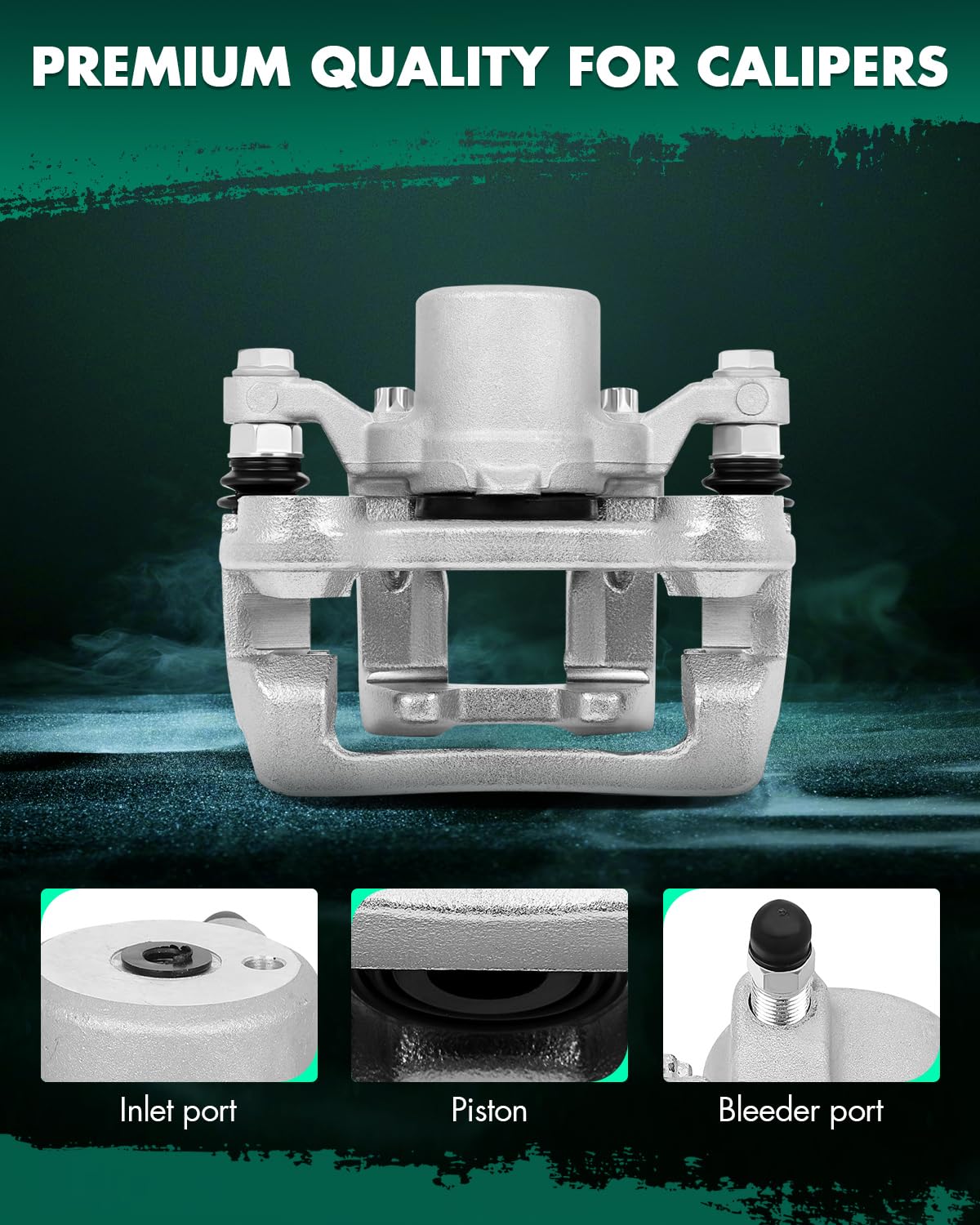 Scitoo Rear Left Brake Caliper With Bracket 19B6457 Compatible For Hyundai Sonata 2011-2015, For Kia Optima 2011-2015