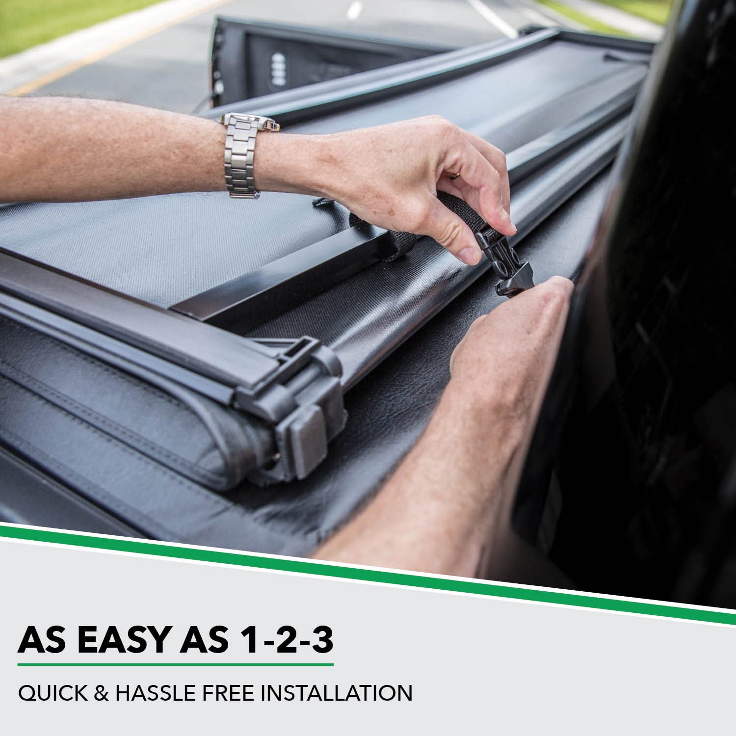Gator Etx Soft Tri-Fold Truck Bed Tonneau Cover | 59307 | Fits 1999 - 2016 Ford Super Duty 6' 9'' Bed (81'')