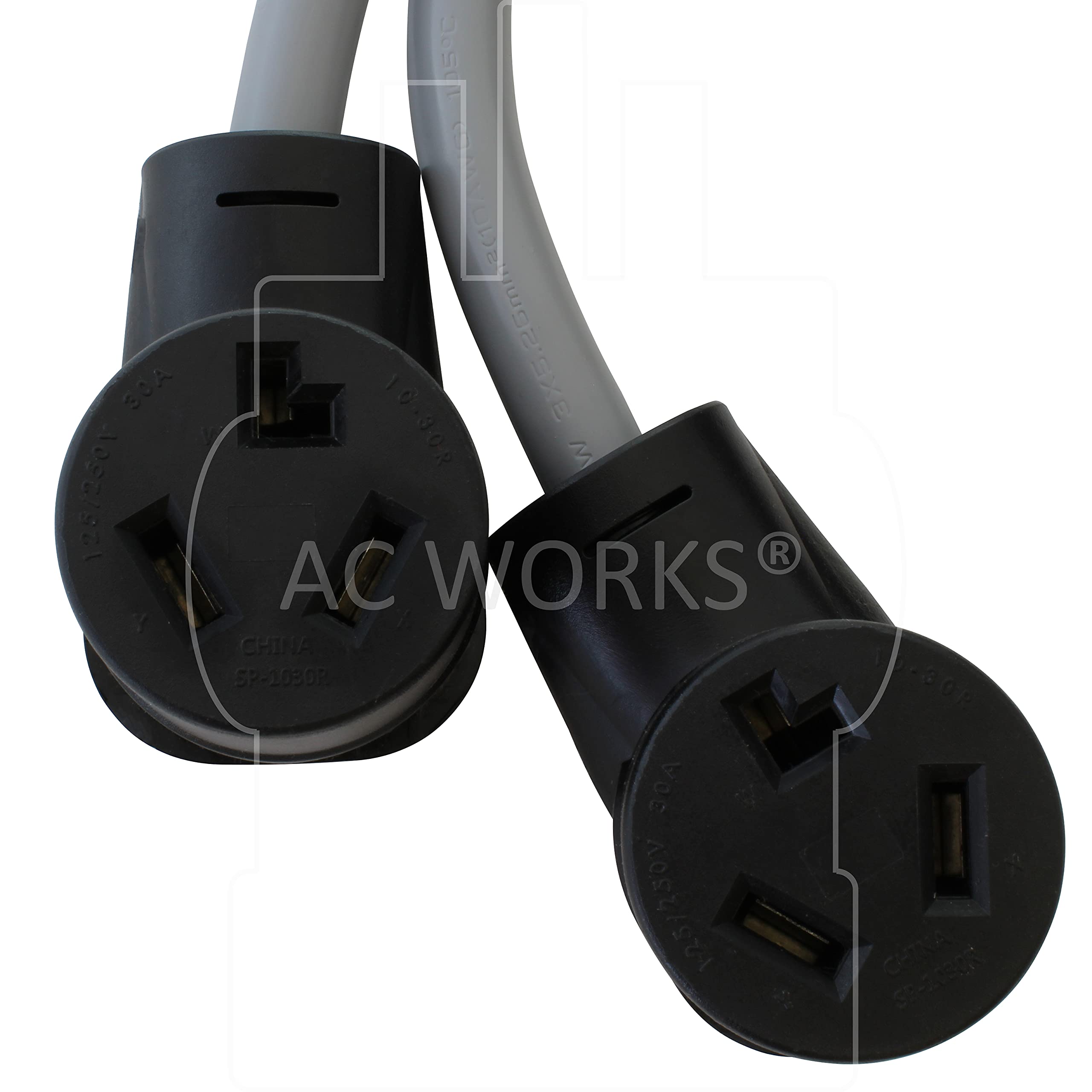 Ac Works Ev Charging Adapter For Tesla Use (Tt-30P Rv/Trailer 30A Gen2)