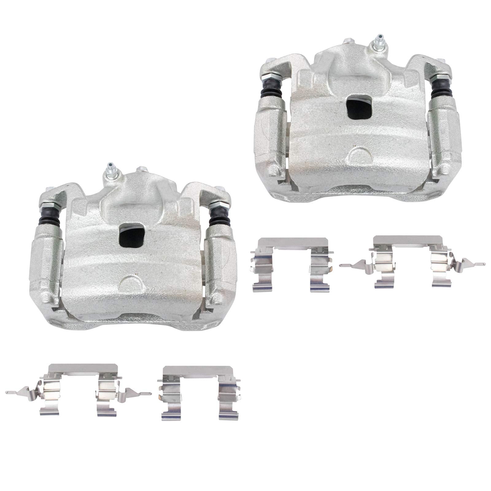 Trq Front Brake Caliper Set Compatible With 2007-2009 Nissan Altima 2007-2010 Sentra