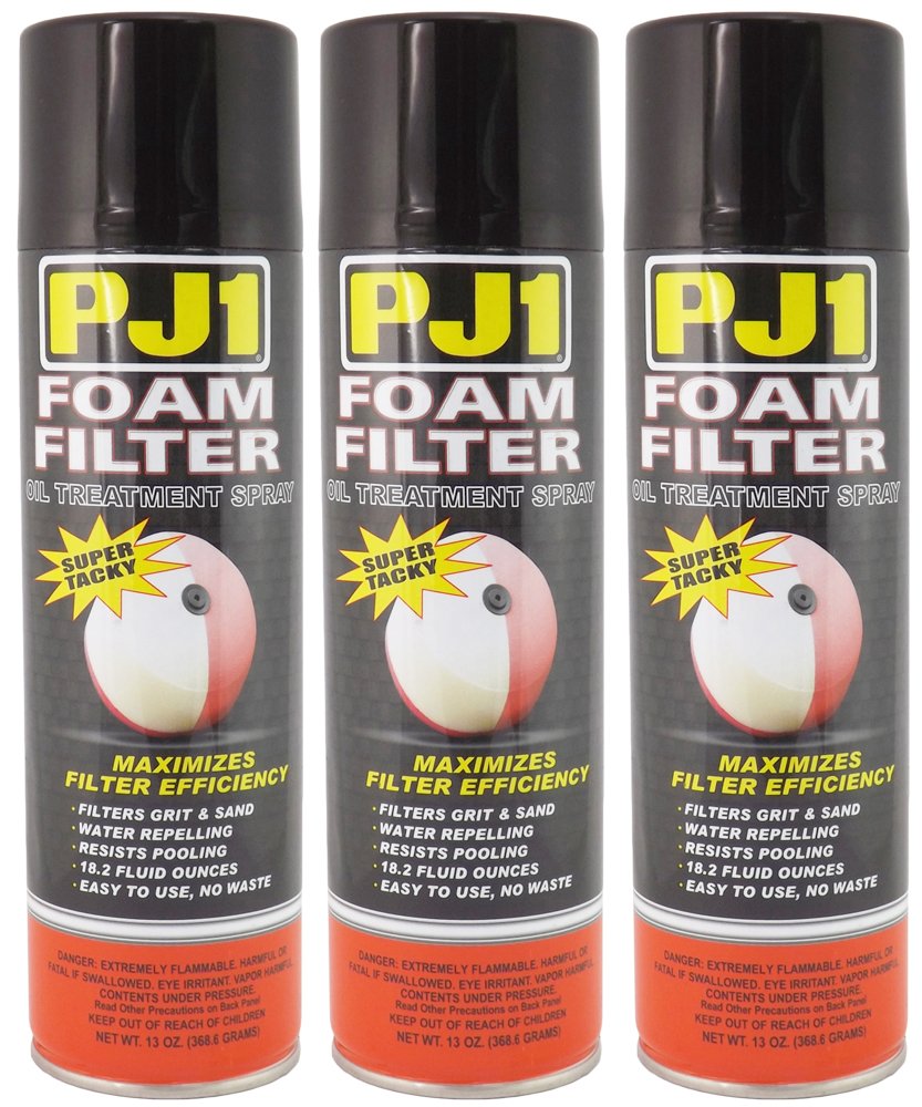 Pj1 5-20-3Pk Foam Air Filter Oil, 39 Oz, 3 Pack