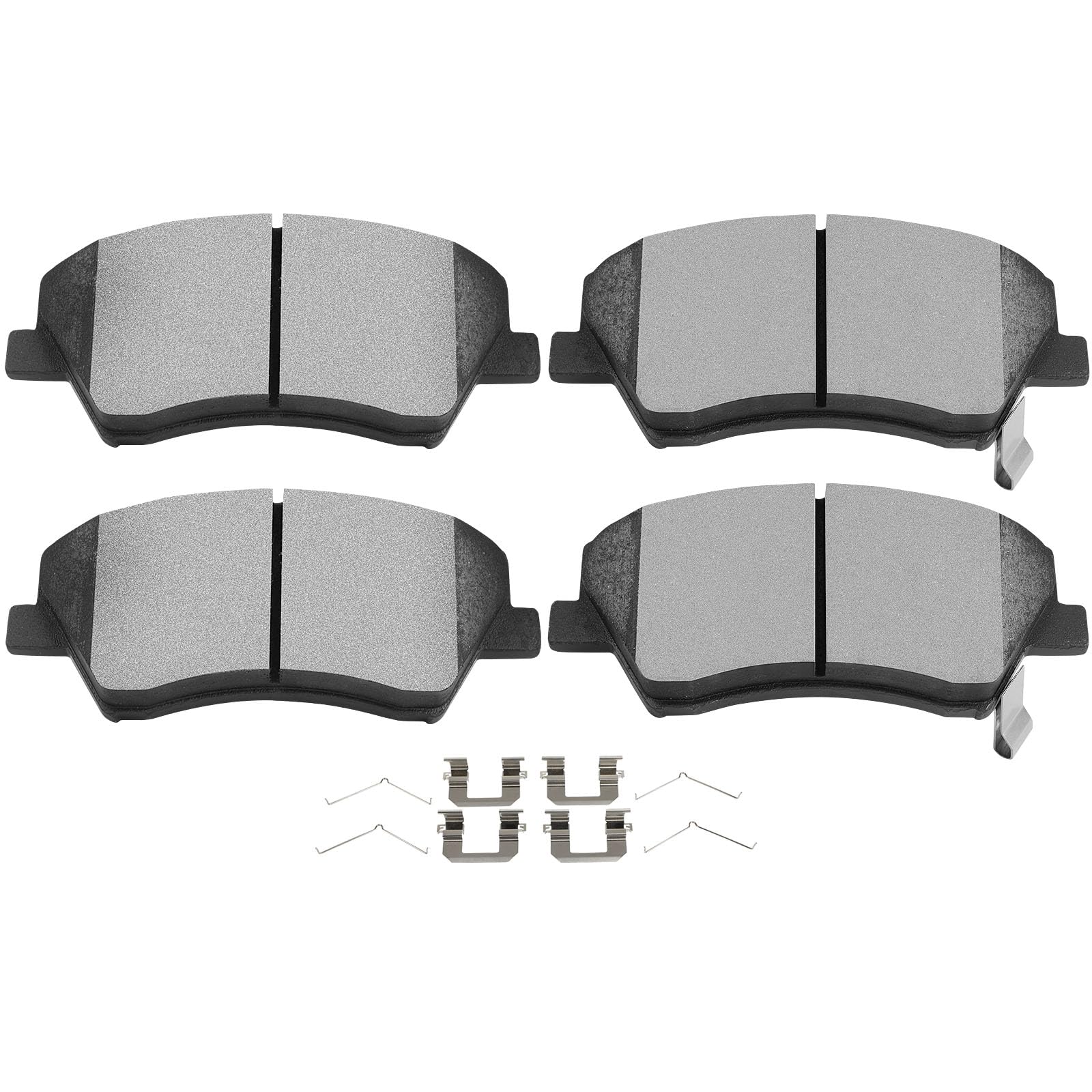 Scitoo D1912 Ceramic Brake Pads Sets Front W/Hardware Replacement For Hyundai For Elantra 2017-2020,For Hyundai For Ioniq 2017-2