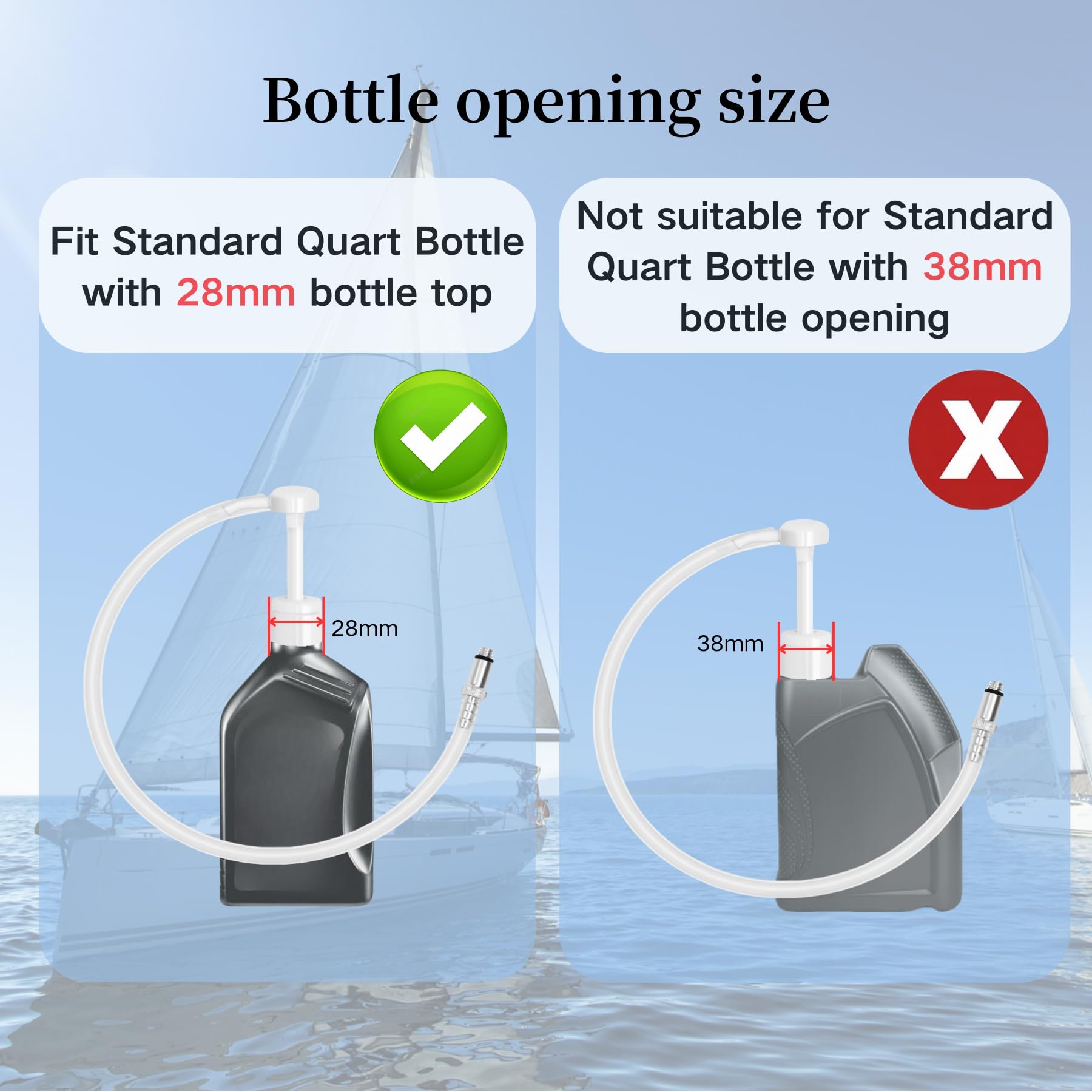 SeaSierra Marine Lower Unit Gear Lube Oil Pump for Mercury Yamaha Honda Suzuki Outboard and Mercruiser Out Drive