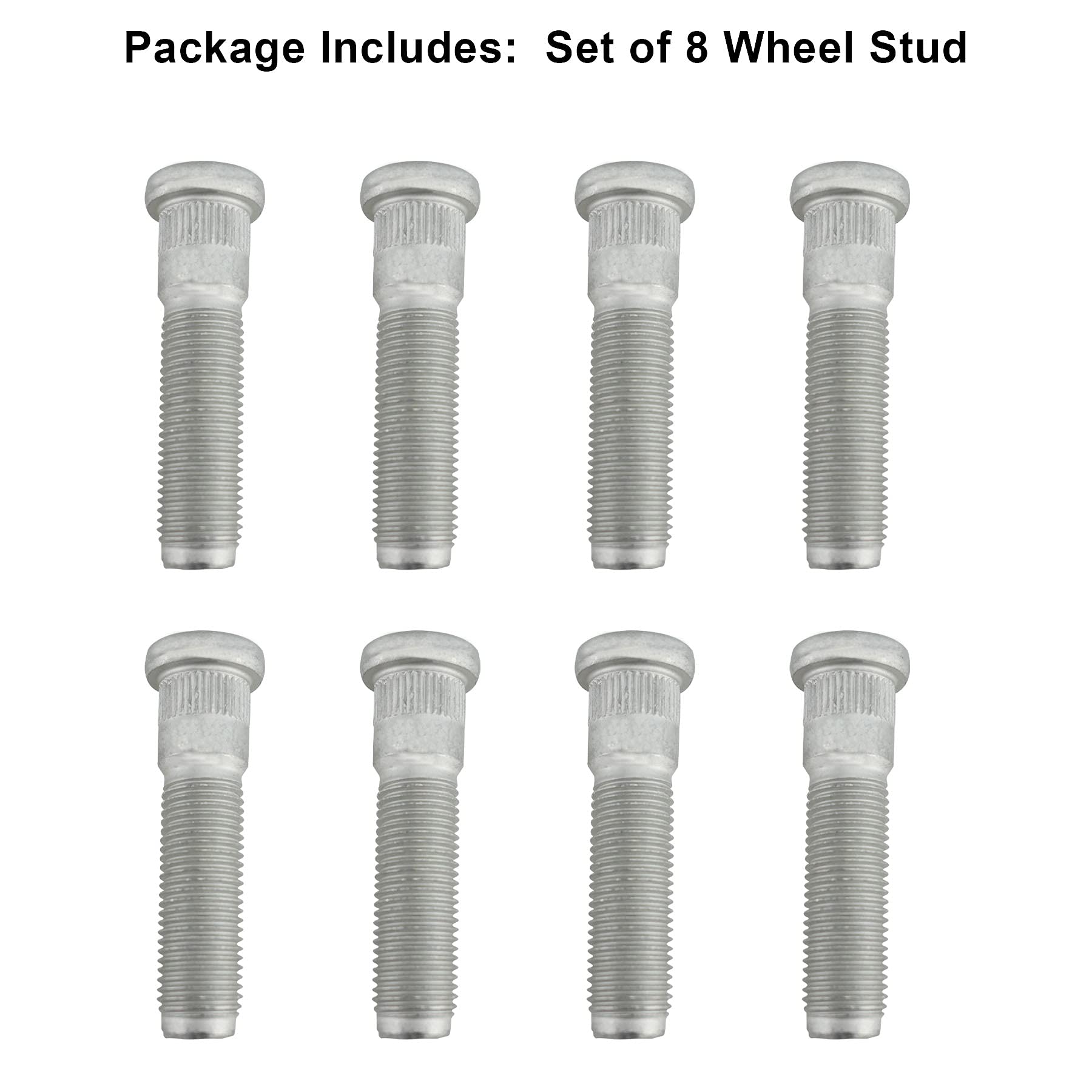 Augrex Wheel Stud Fits For Dodge Ram 2500 3500 2012 2013 2014 2015 2016 2017 2018 2019, 8Pcs 6509866Aa Front Or Rear Wheel Stud
