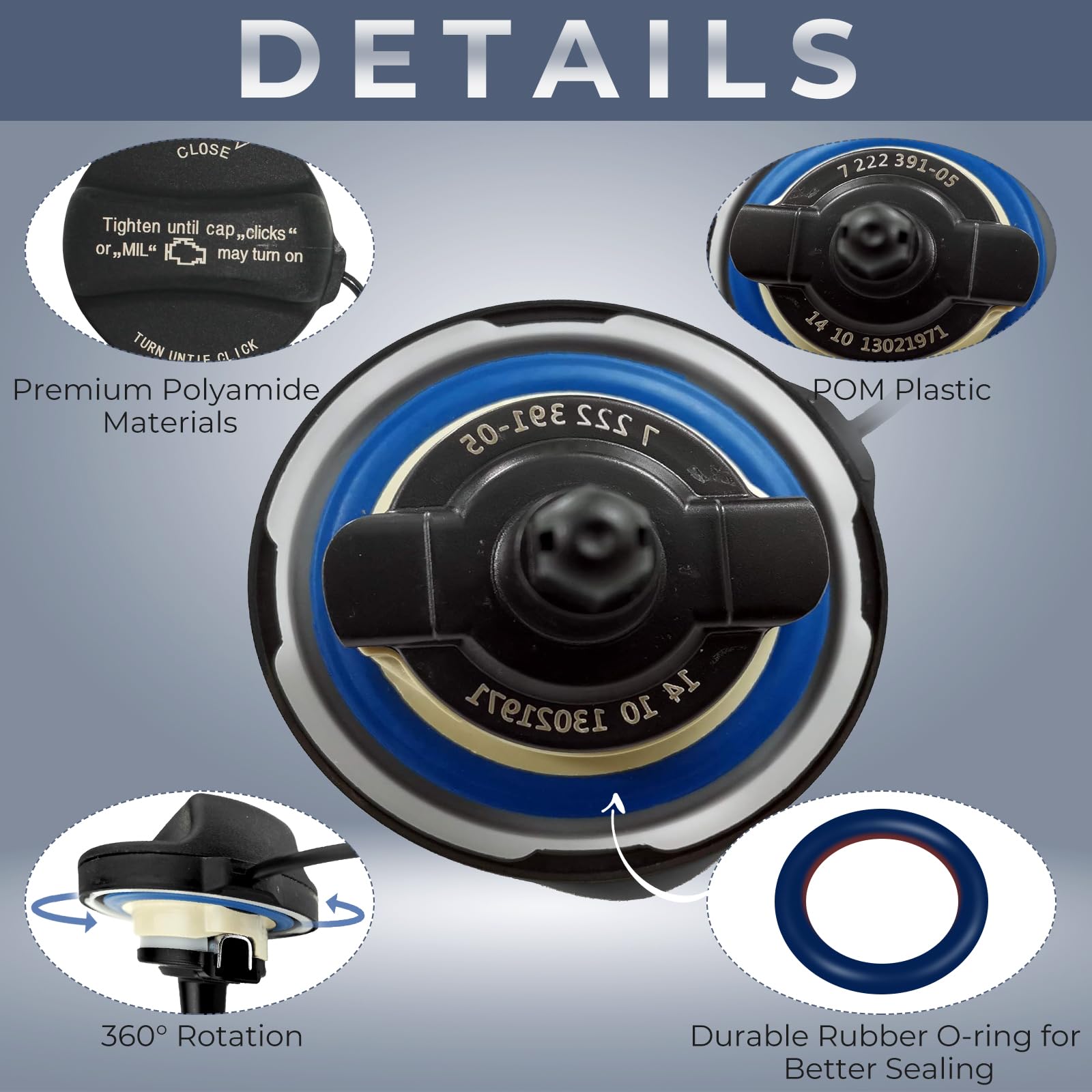 Gas Cap, Fuel Cap For Bmw Mini Cooper X1 X2 X3 X4 X5 X6 128I 135I 228I 320I 323I 325I Xi 328I 330I 335I 428I 525I 528I 530I 535I