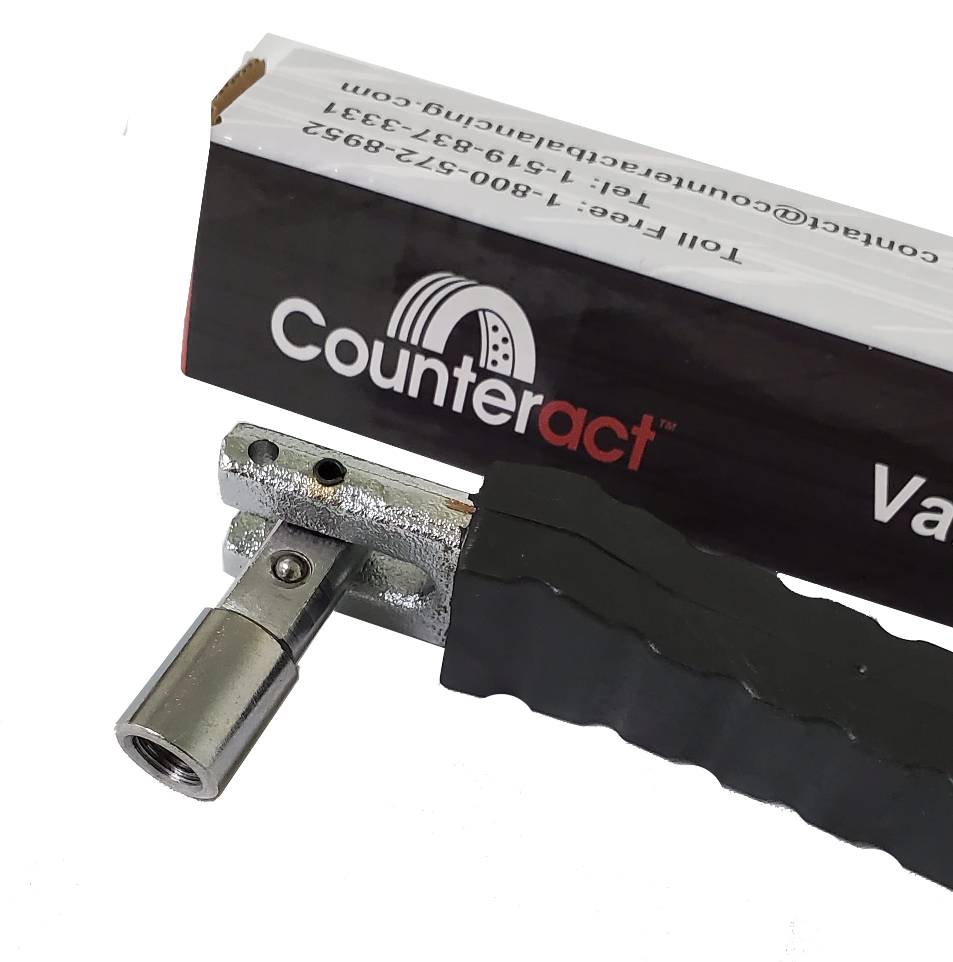 Counteract Tire Valve Stem Puller/Installer With Rubber Boot