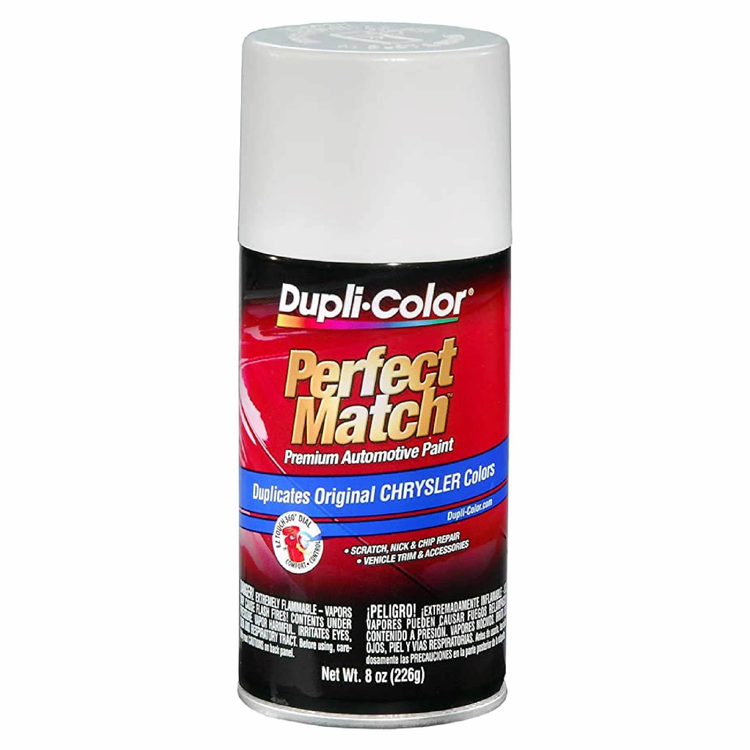 Dupli-Color Ebcc03627-6Pk Perfect Match Automotive Spray Paint - Chrysler Bright White, Pw6/Gw6/Pw7/Gw7 - 8 Oz. Aerosol Can, 6-P