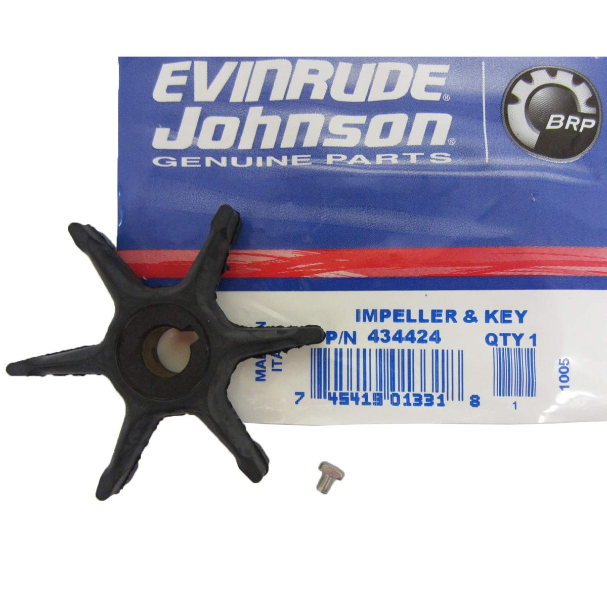 Johnson Evinrude Omc New Oem Waterpump Impeller Kit., 0434424