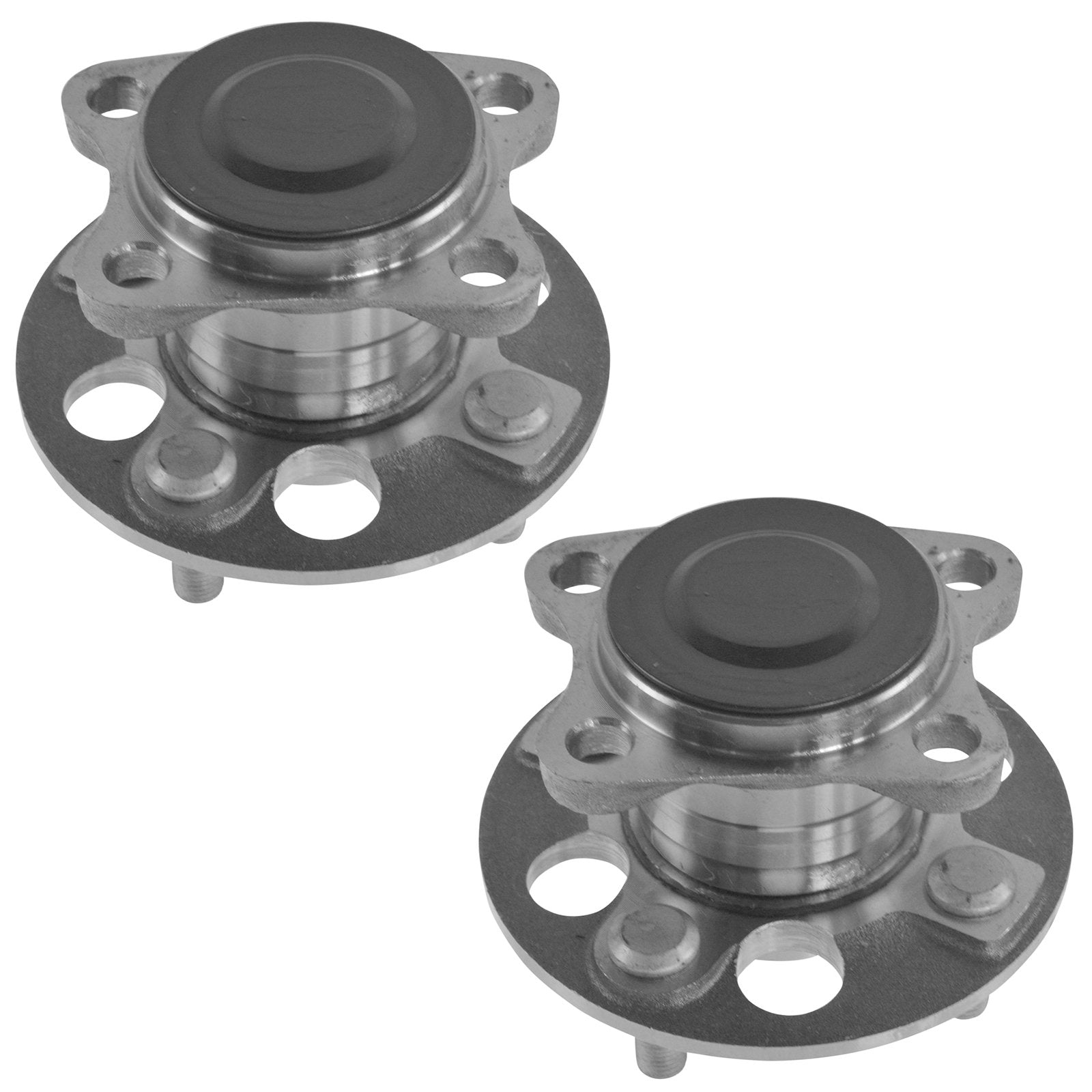Trq Rear Wheel Hub Bearings Assembly Set Compatible With 2007 Toyota Yaris