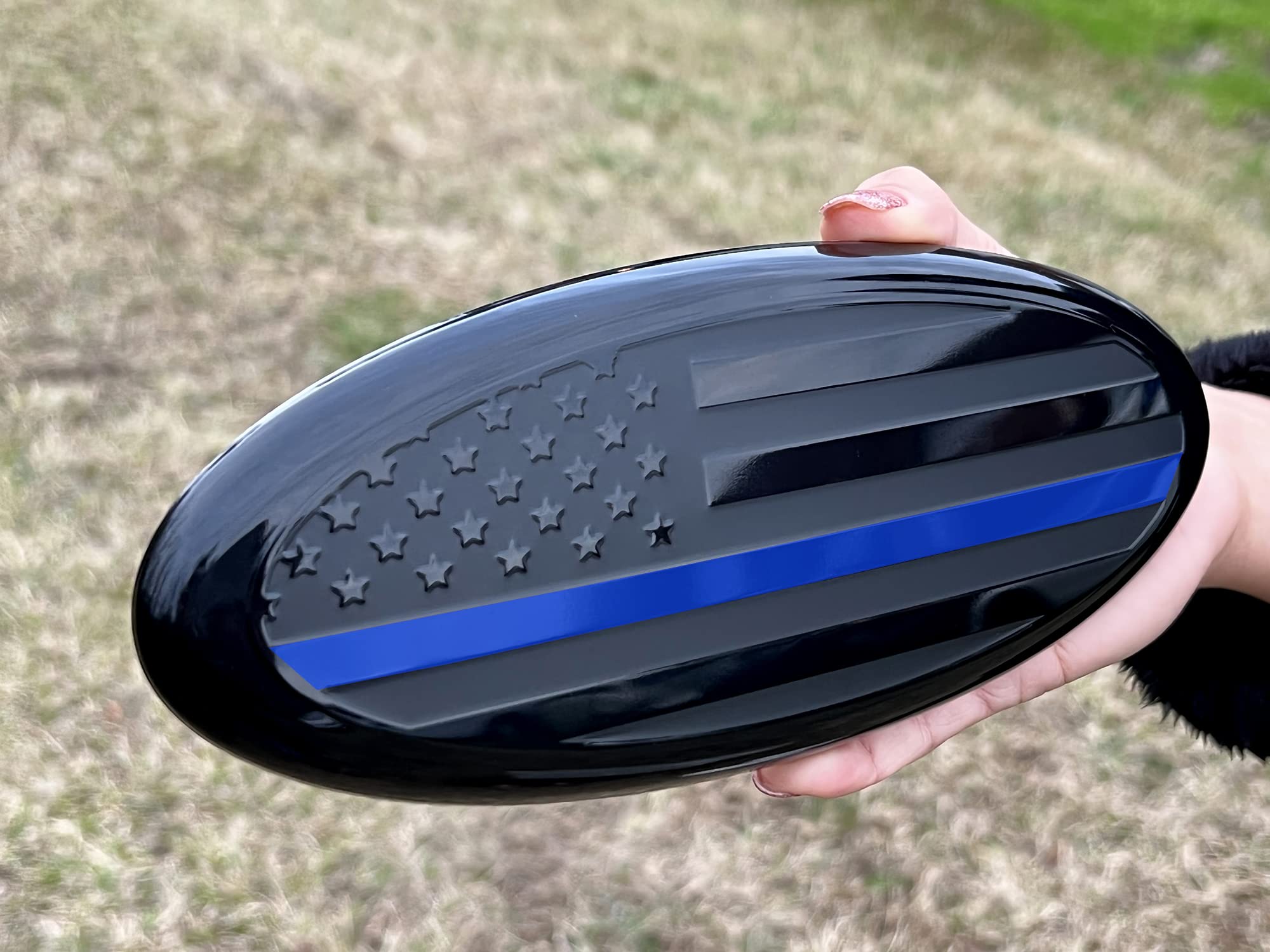 9 inch Front Grille/Tailgate Emblem 9''X3.5'' Oval Decal Badge Nameplate for F150, for F250, for F350, for Edge, for Explorer, f