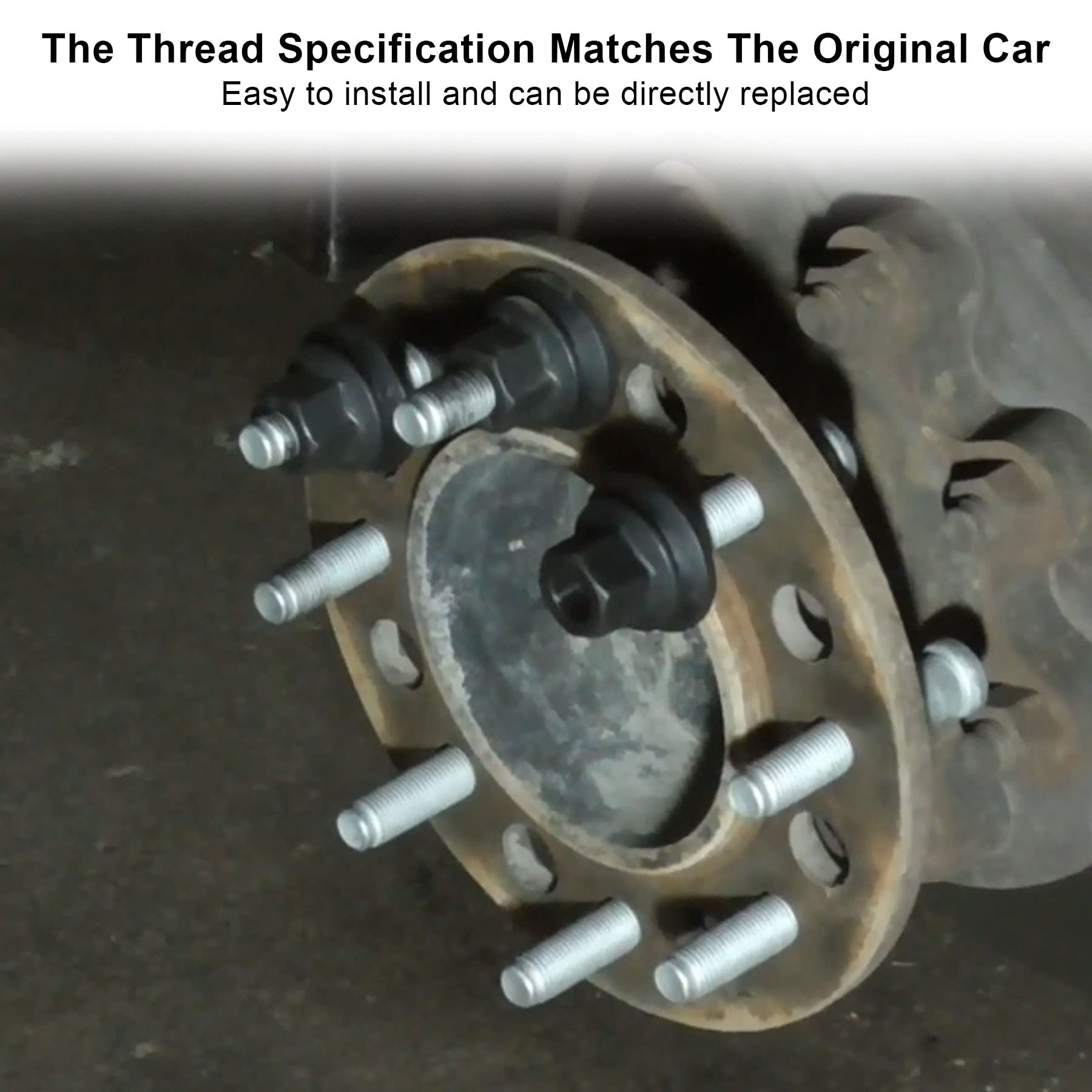 Augrex Wheel Stud Fits For Dodge Ram 2500 3500 2012 2013 2014 2015 2016 2017 2018 2019, 8Pcs 6509866Aa Front Or Rear Wheel Stud