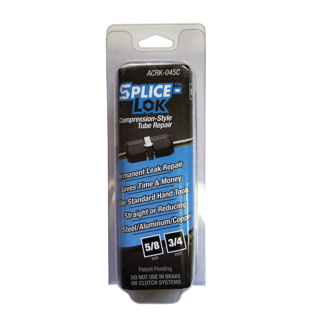 SPLICE-LOK Compression Style A/C Tube Repair Kit for 5/8' and 3/4' Tubes, Automotive Air Conditioning Repair Kit, SPLICE-LOK AC Tubing Repair Kit