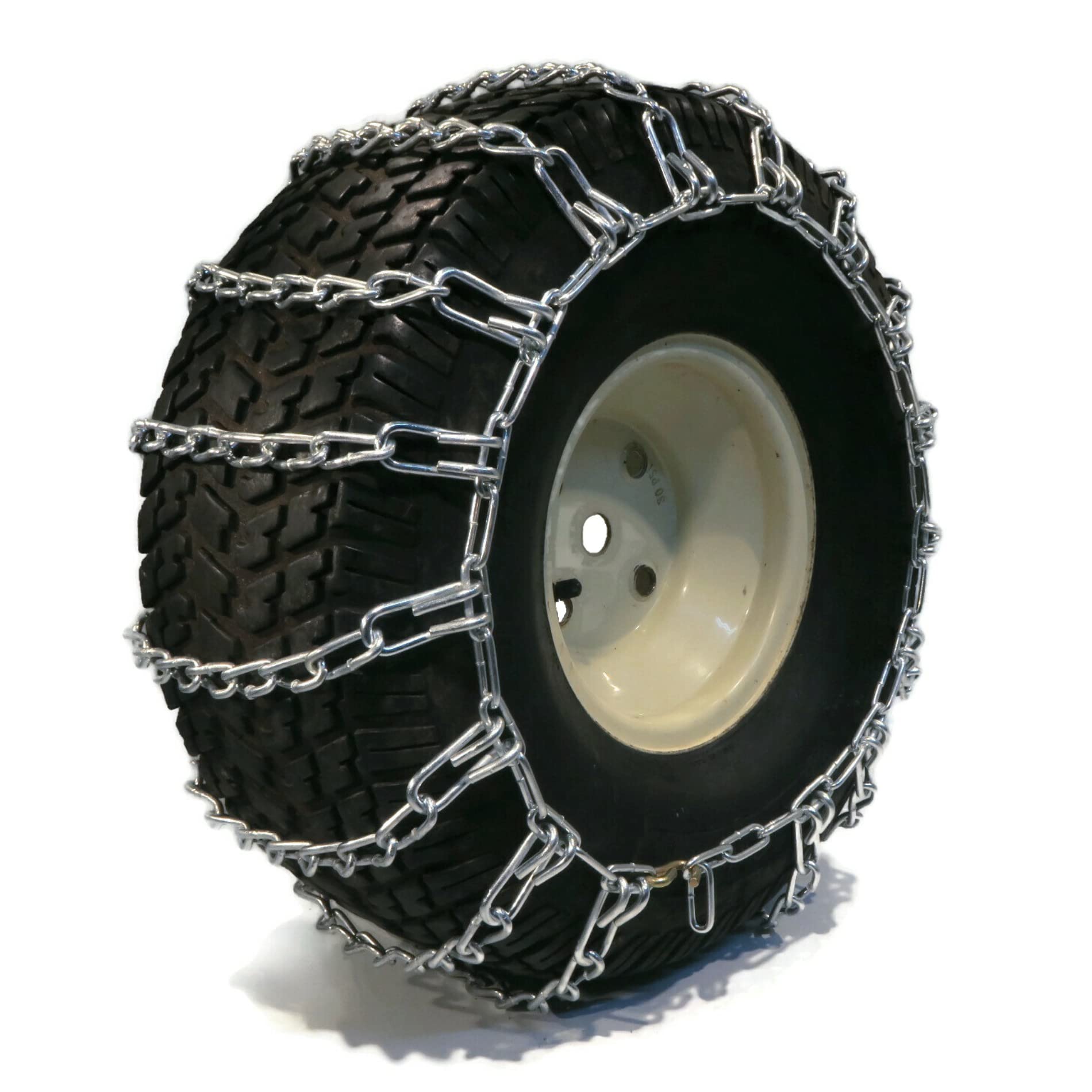 The Rop Shop | Pair Of 2 Link Tire Chains & Tensioners 14X5.5X5 For Snow Blowers, Lawn & Garden Tractors, Mowers & Riders, Utv, Atv, 4-Wheelers, Utility Vehicles