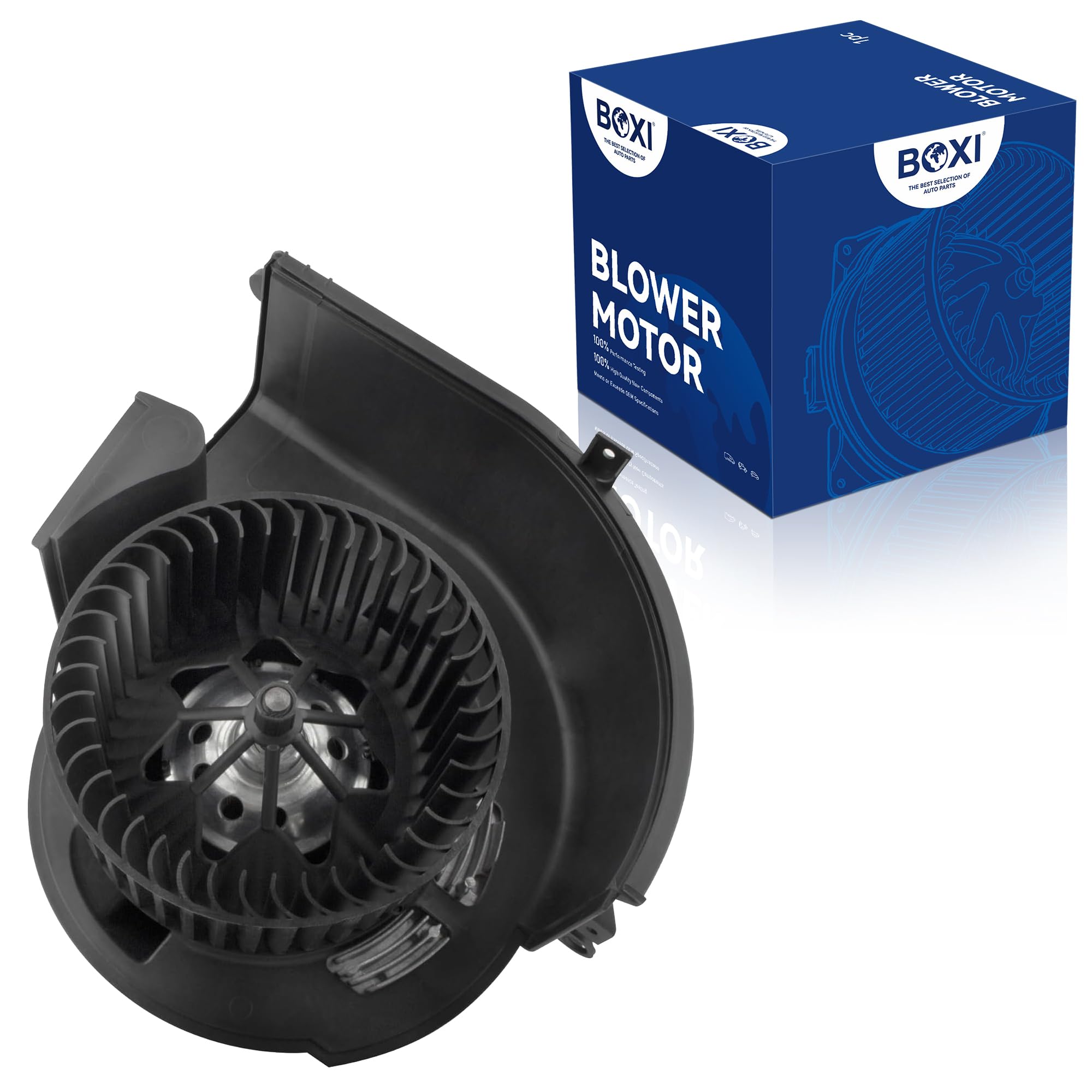 BOXI Front HVAC Blower Motor Fan Assembly Fits for BMW X5 E70 2007 2008 2009 2010 2011 2012 2013 | for BMW X6 E71 E72 2008 2009 