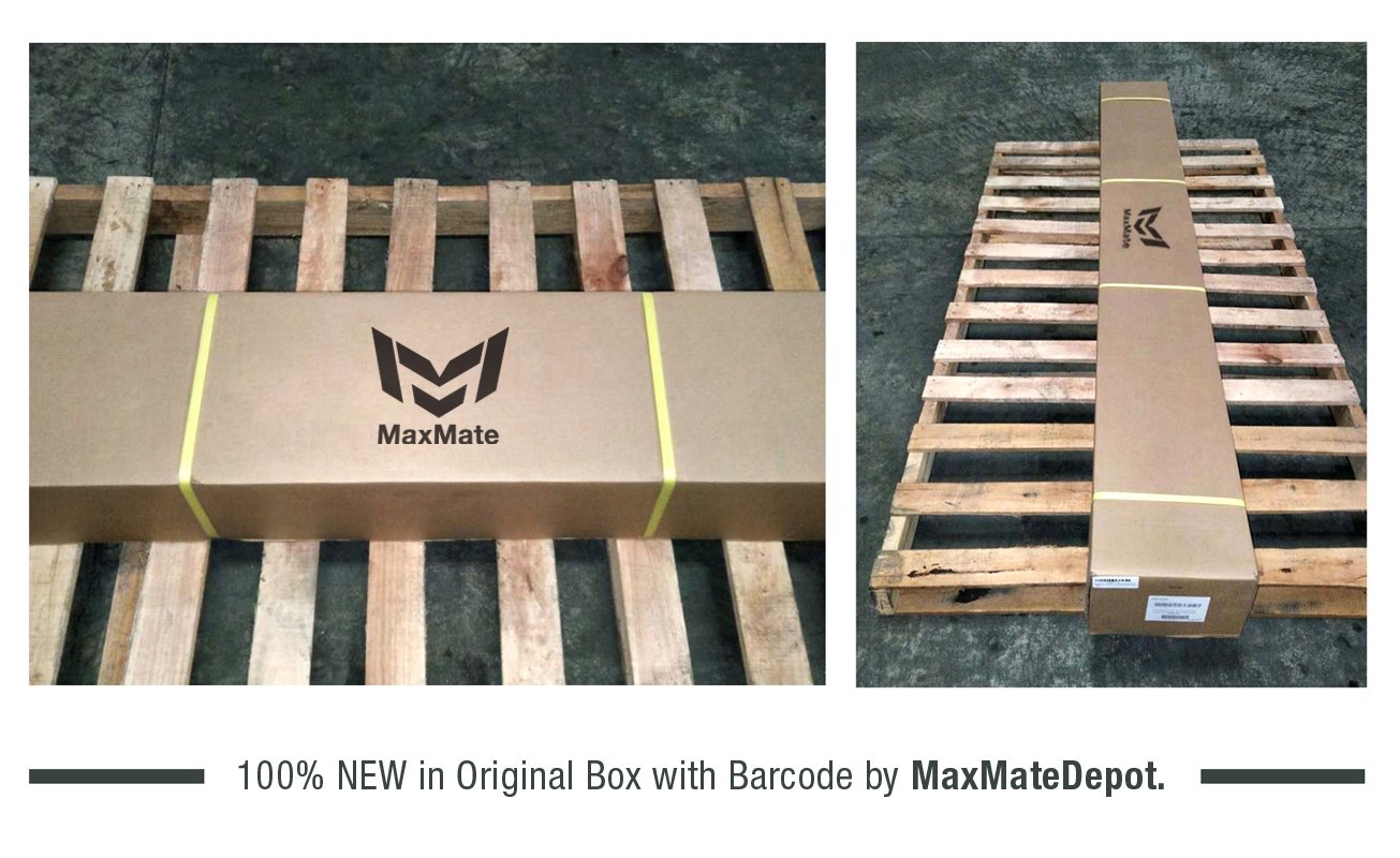 MaxMate 3'' Nerf Bars Compatible with 2004-2015/2017-2024 Nissan Titan; 2016-2024 Titan XD | Crew Cab | WB2N31327 | Side Step Ra