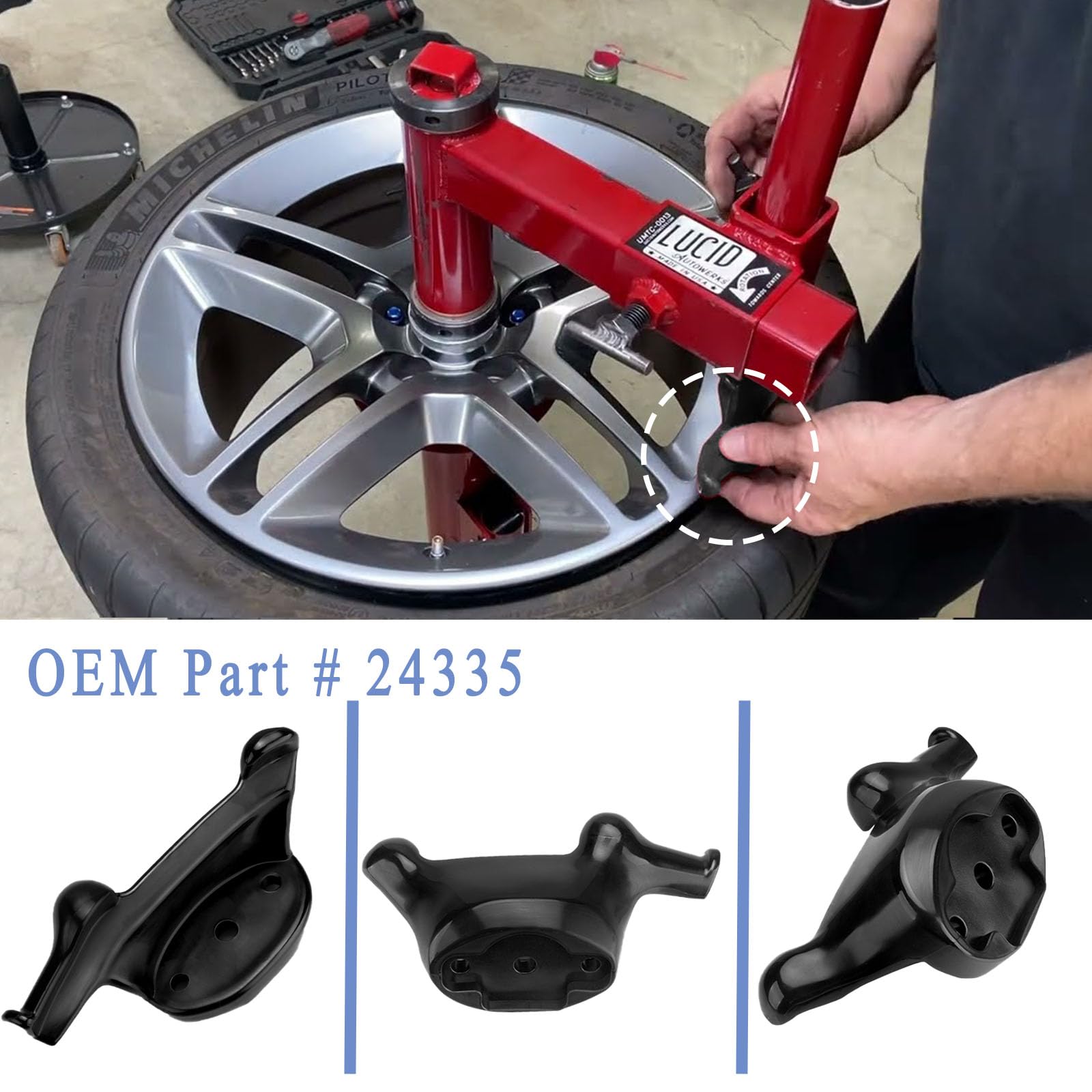 Tire Changer Machine Nylon Mount/Demount Head Only Plastic Duckhead Replacement For Snap On/John Bean