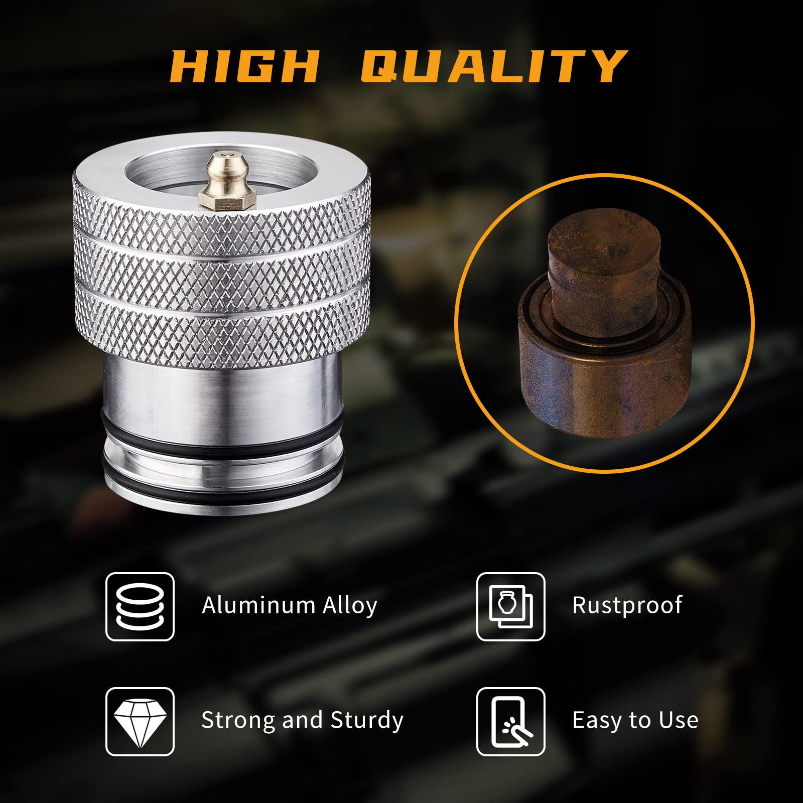 Quickwolf Maverick X3 Wheel Bearing Grease Tool, 39Mm X3 Wheel Bearing Grease Compatible For Can Am Maverick X3 & Max (2017-2023