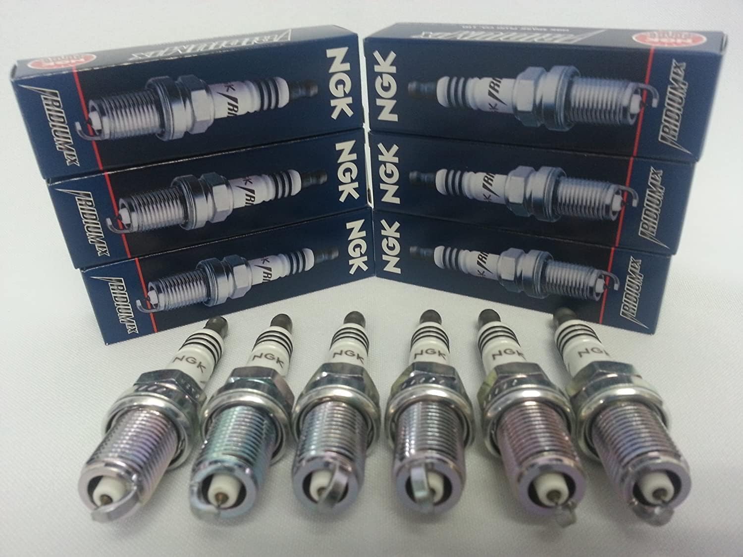 4 Pcsnew -- Ngk 6619 Iridium Spark Plugs Lfr6Aix-11
