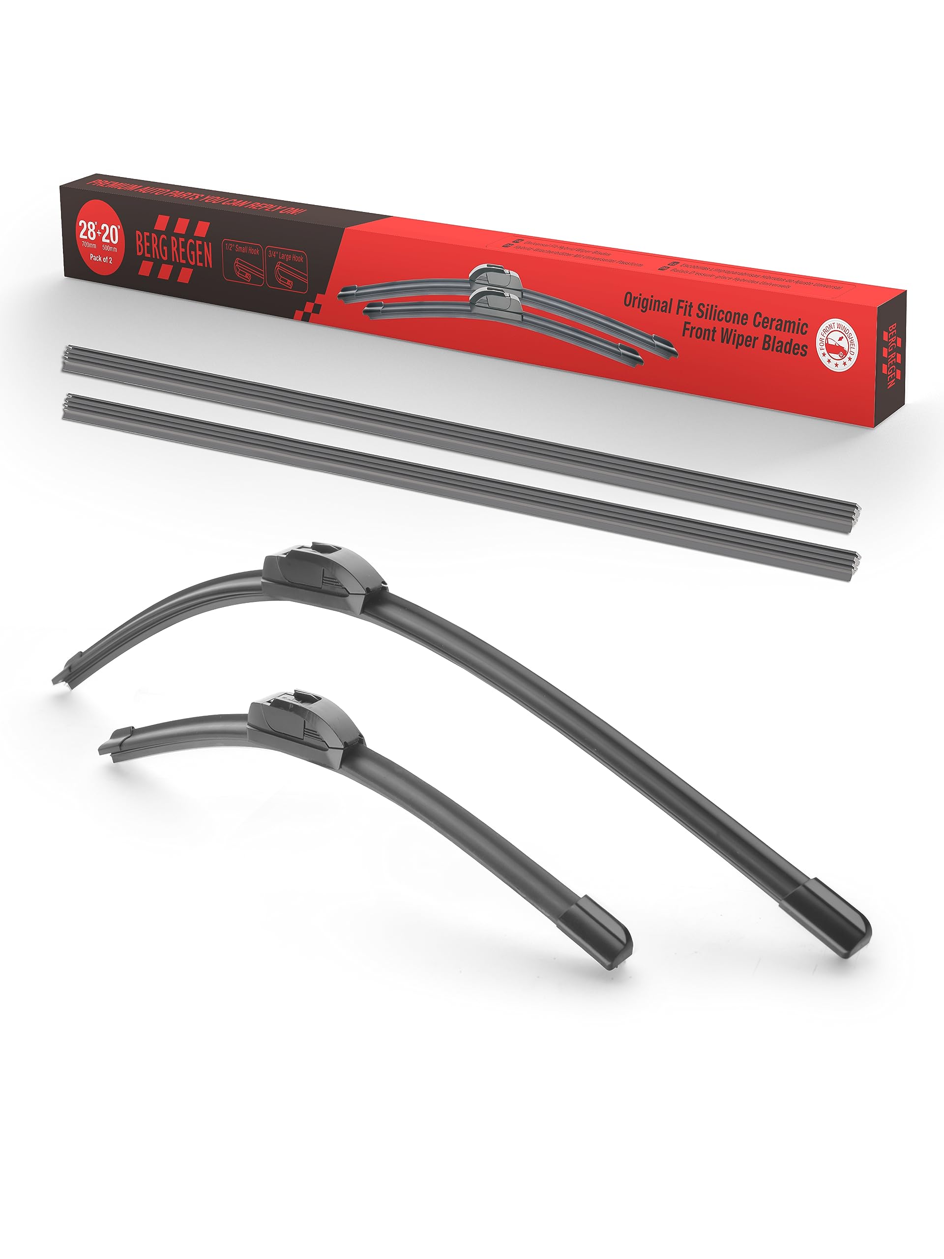 Oem Quality 28''+20'' Front Windshield Wiper Blades Replacement For Toyota Sienna 2021 2020 2019 2018 2017 2016 2015 2014 2013 2