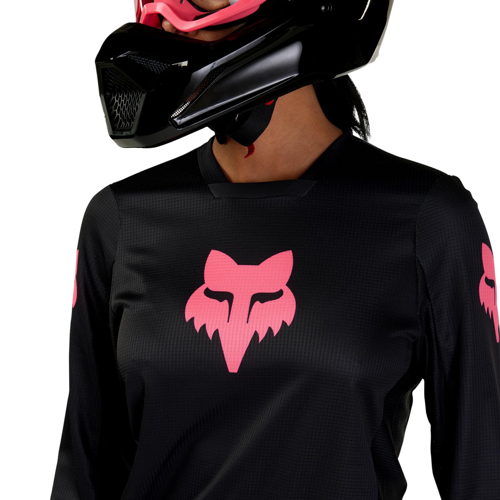 Fox Racing Women'S 180 Motocross Dirt Bike Jersey, Black/Black, X-Small