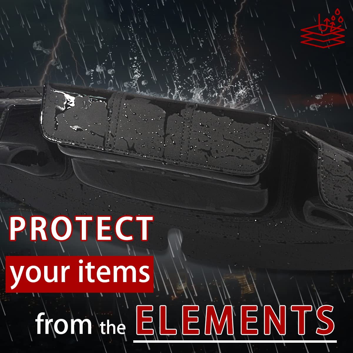 FOVPLUE Windshield Bag, Three-Pocket Batwing Fairing Pouch for Harley Street Glide Electra Glide Ultra Limited Tri Glide FLHT/CU