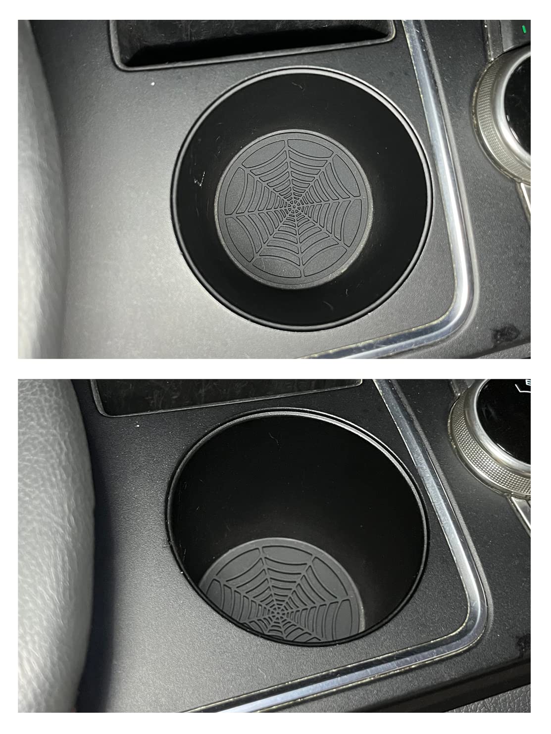 Car Cup Holder Coaster, 2 Pack Universal Auto Anti Slip Cup Holder Insert Ornaments Coaster, Durable, Suitable For Most Car Inte