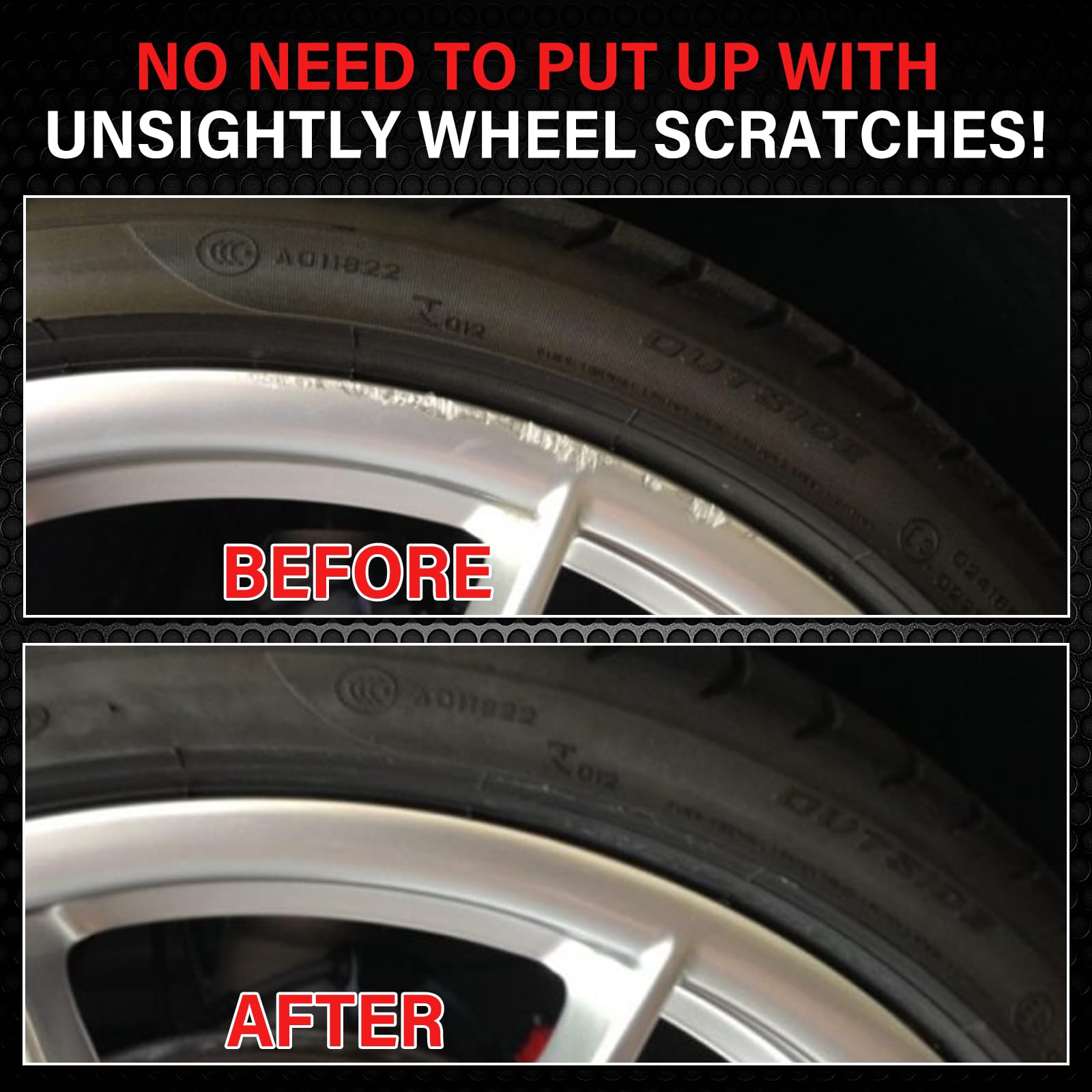SMAPHY Silver Rim Touch Up Paint - Medium Silver Wheel Repair Paint for Cars