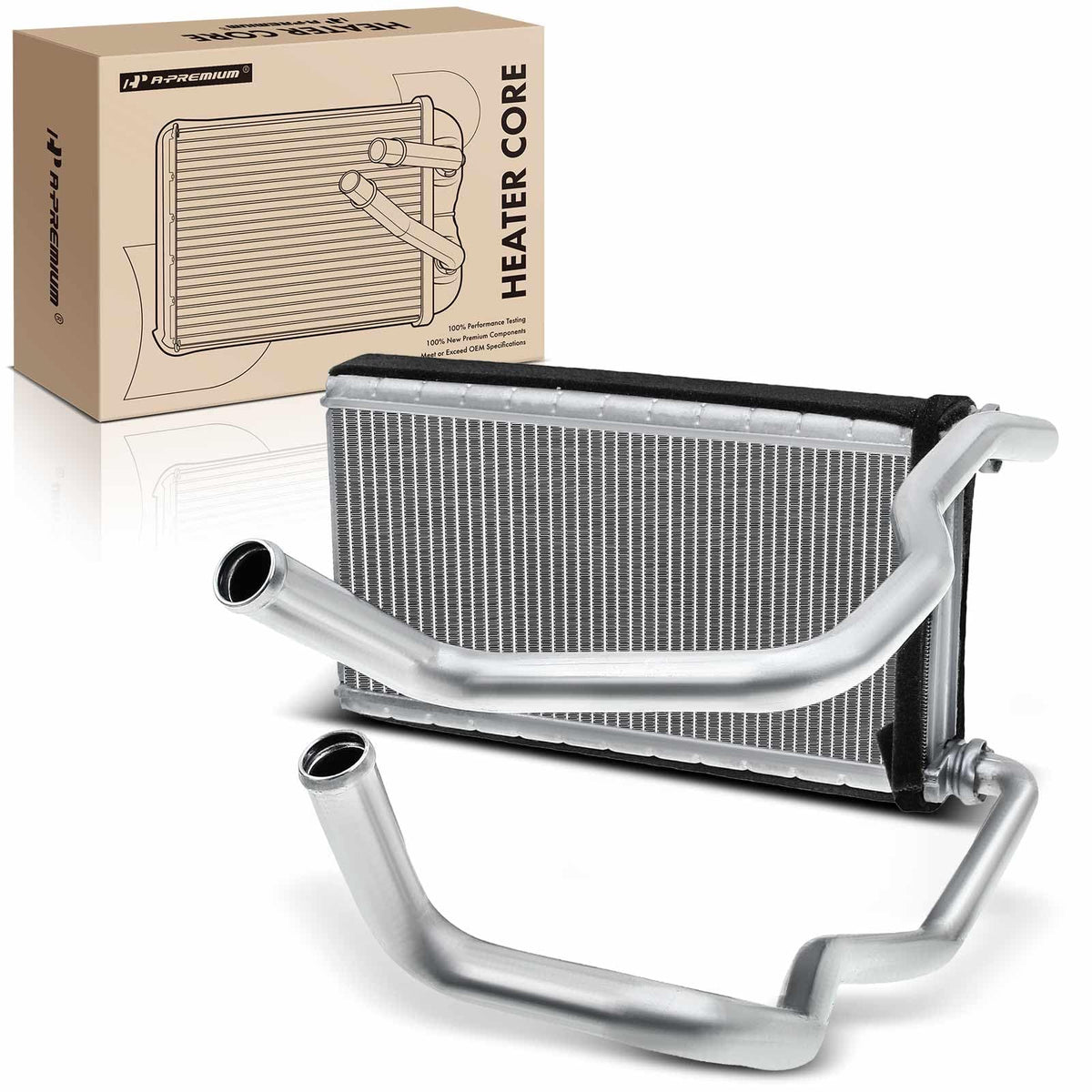 A-Premium HVAC Heater Core Compatible with Jeep Wrangler 2007-2018, Wrangler JK 2018, Sport Utility, Replace# 68004193AB