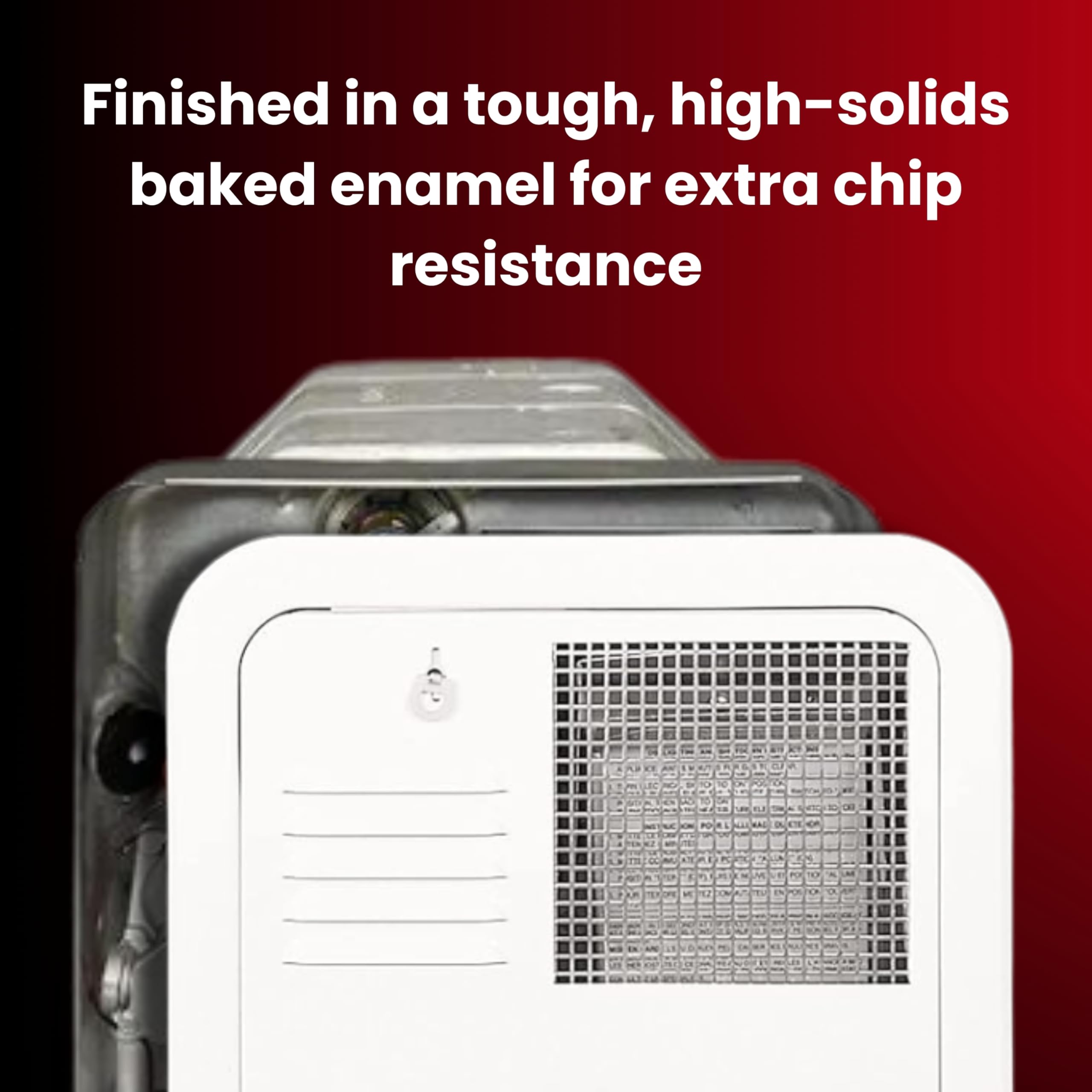 Suburban Direct Fit Flush Mount Water Heater Replacement Access Door, Polar White Exterior Access Door, Use with Suburban 4 and