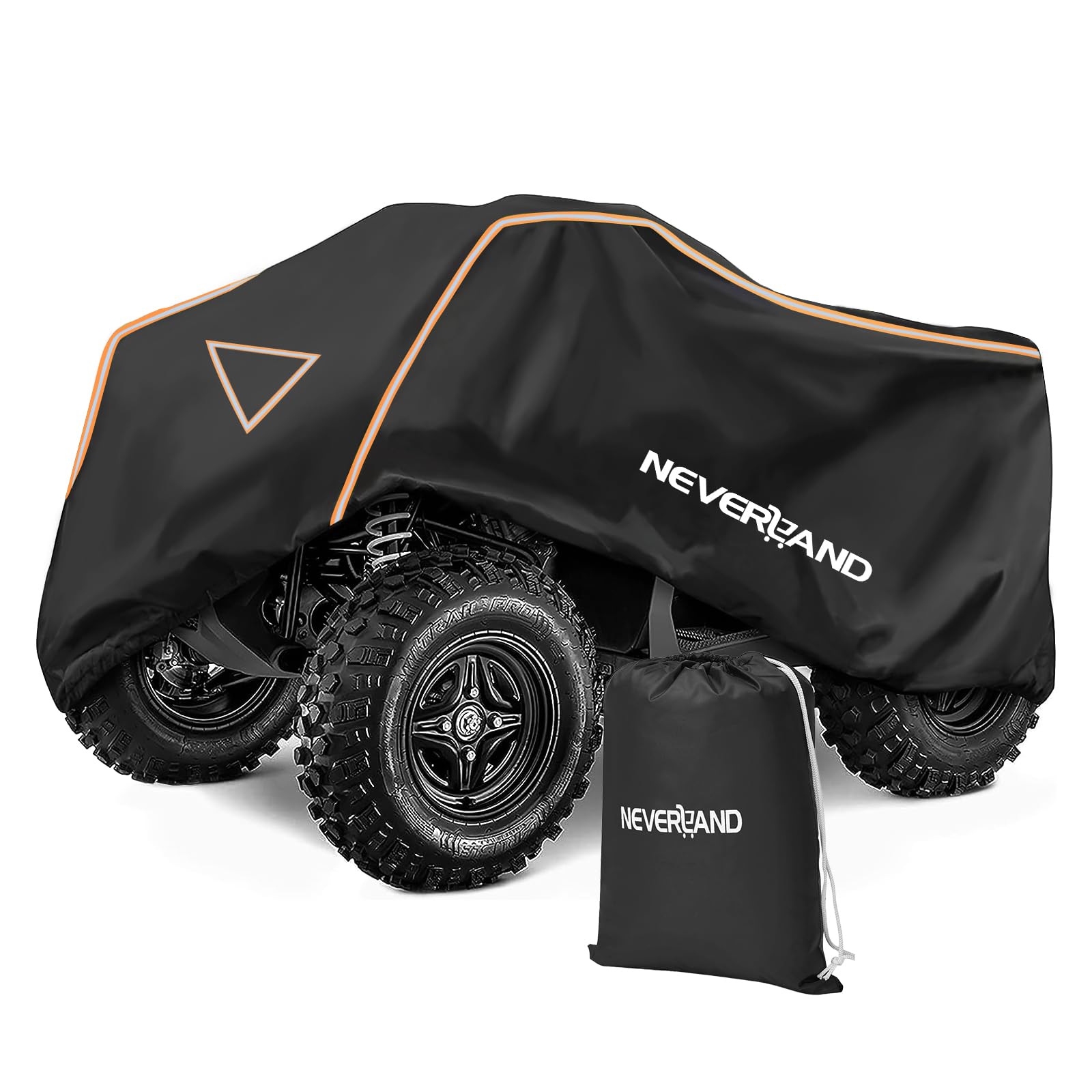 Neverland Atv Cover Waterproof Outdoor Heavy Duty Atv Covers Dustproof Anti-Uv 4 Wheeler Cover All Weather Protection Four Wheel
