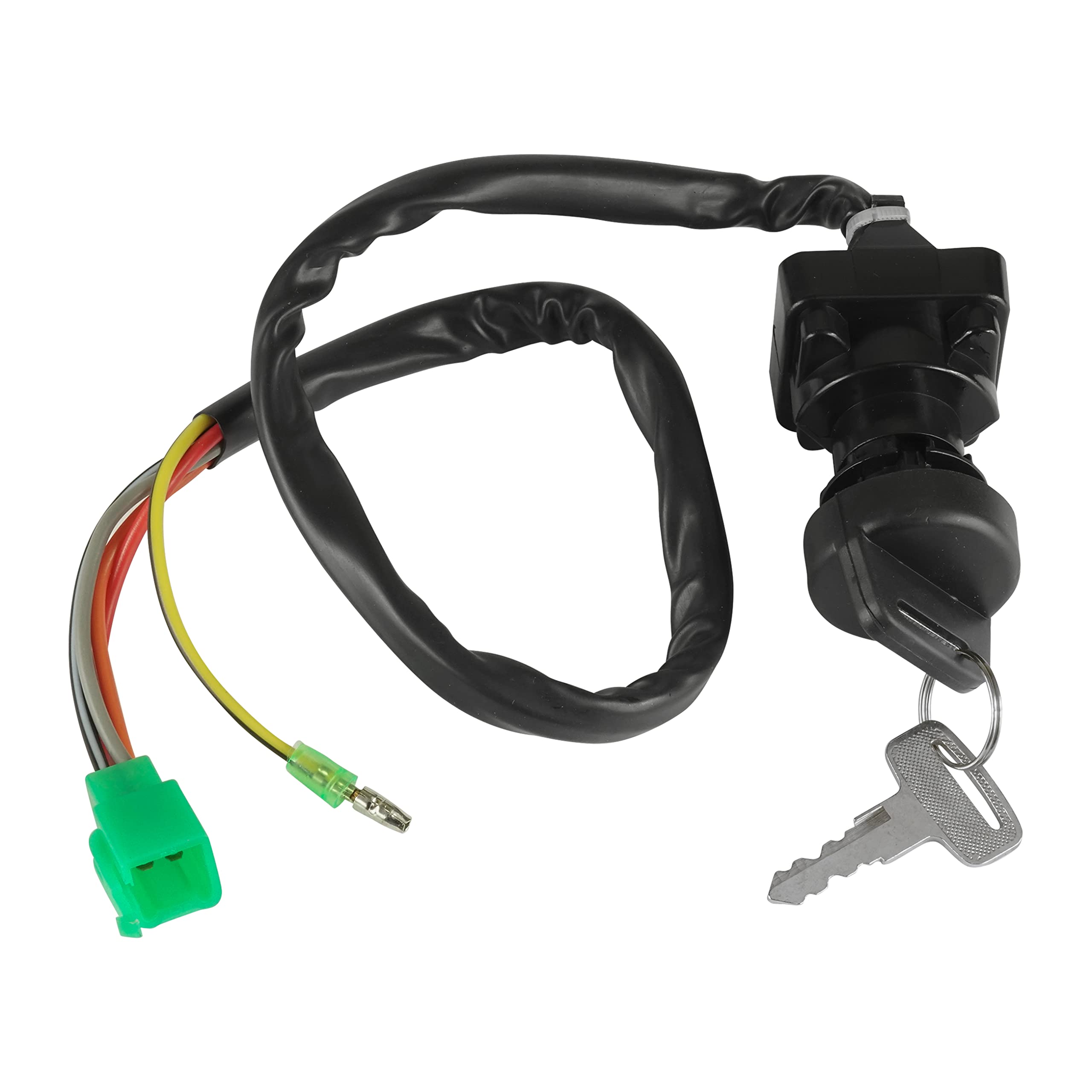 Caltric Ignition Key Switch Compatible with Suzuki Ltf250 Quad Runner 250 Ltf-250 Ltf 250 1988-1998 Kew Swicth