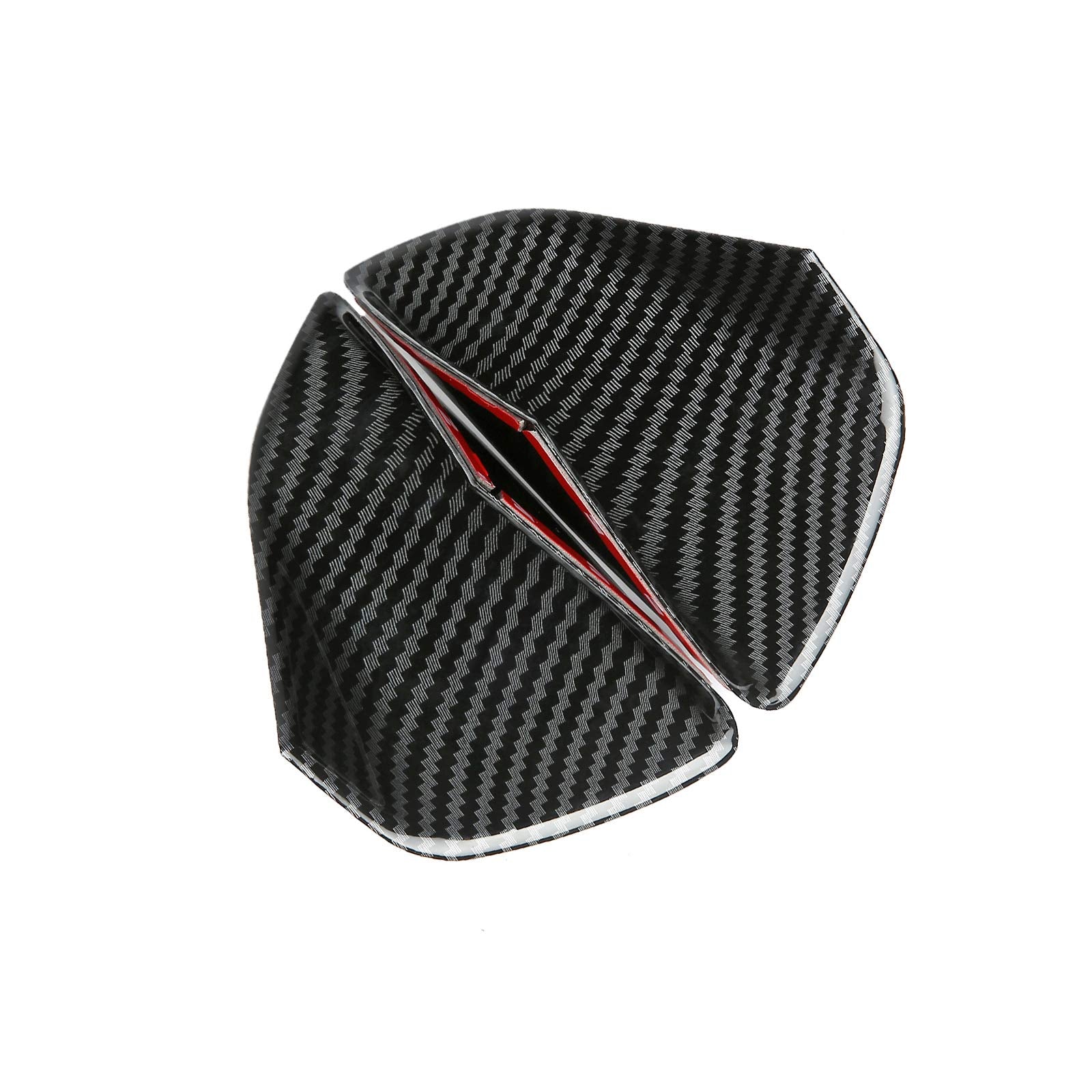 Koleddy For Corvette C7 Carbon Fiber Look Door Handle Trim Accessories For 2014-2019 Chevrolet Corvette C7