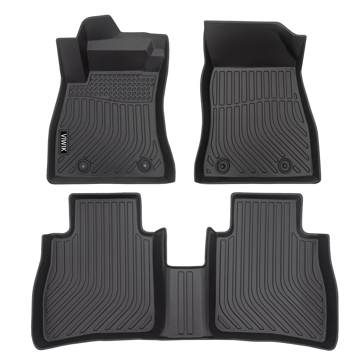 VIWIK Floor Mats for Nissan Sentra 2014 2015 2016 2017 2018 2019, All Weather TPE Rubber Car Mats Floor Liners for 2014-2019 Sen