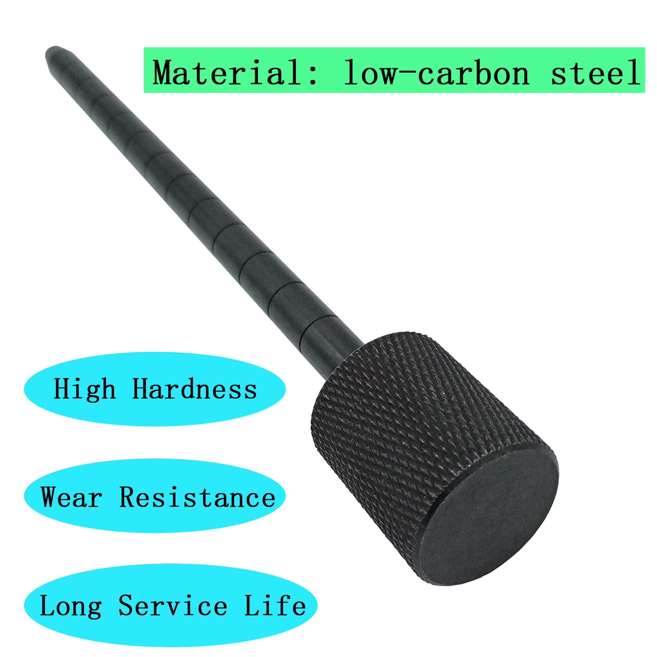 Kweiny Transmission Dipstick For Chrysler Dodge Fiat Jeep Some Models-Steel(Black)