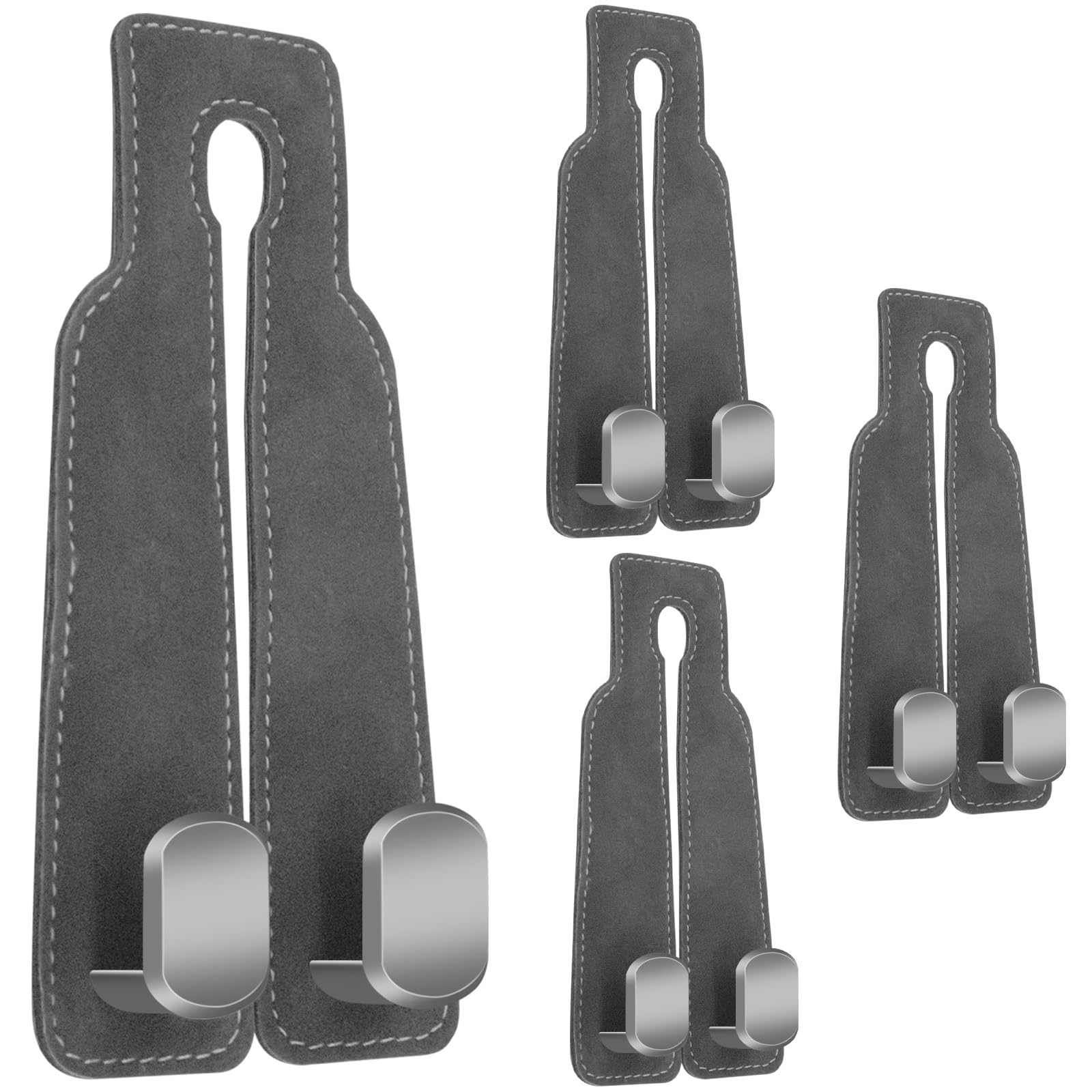 Canipha 4Pcs Car Seat Back Storage Hook, Car Purse Hook Car Bag Hooks Car Hooks, Car Seat Hooks For Headrest, Car Seat Hook Car