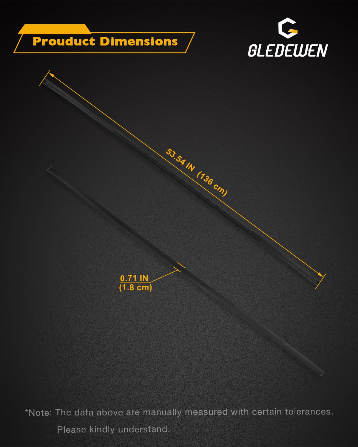 Roof Trim Molding (Pair), Roof Weatherstripping Seal, Compatible with Toyota Corolla 2009-2013, Left Driver and Right Passenger